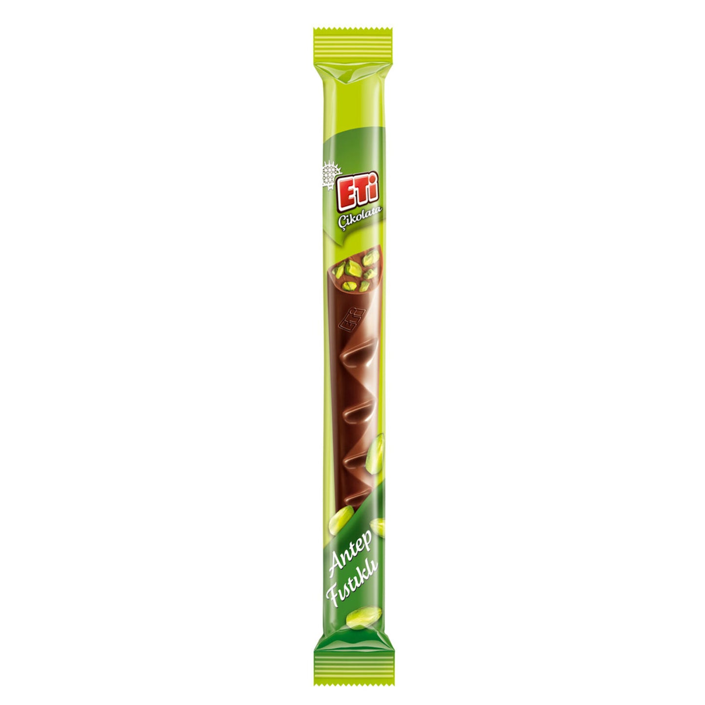 Eti Long Chocolate Delight with Pistachio 34g (Uzun Çikolata Keyfi Antep Fıstıklı)