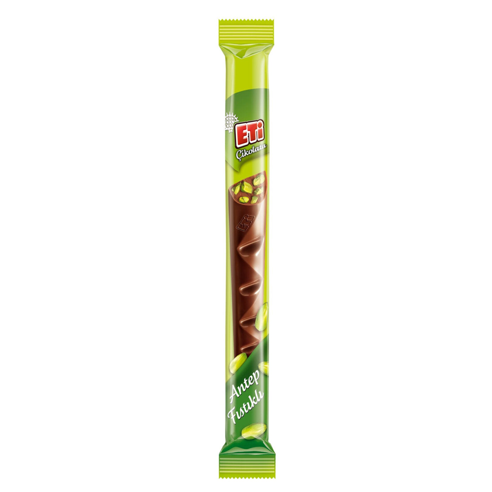 Eti Long Chocolate Delight with Pistachio 34g (Uzun Çikolata Keyfi Antep Fıstıklı)