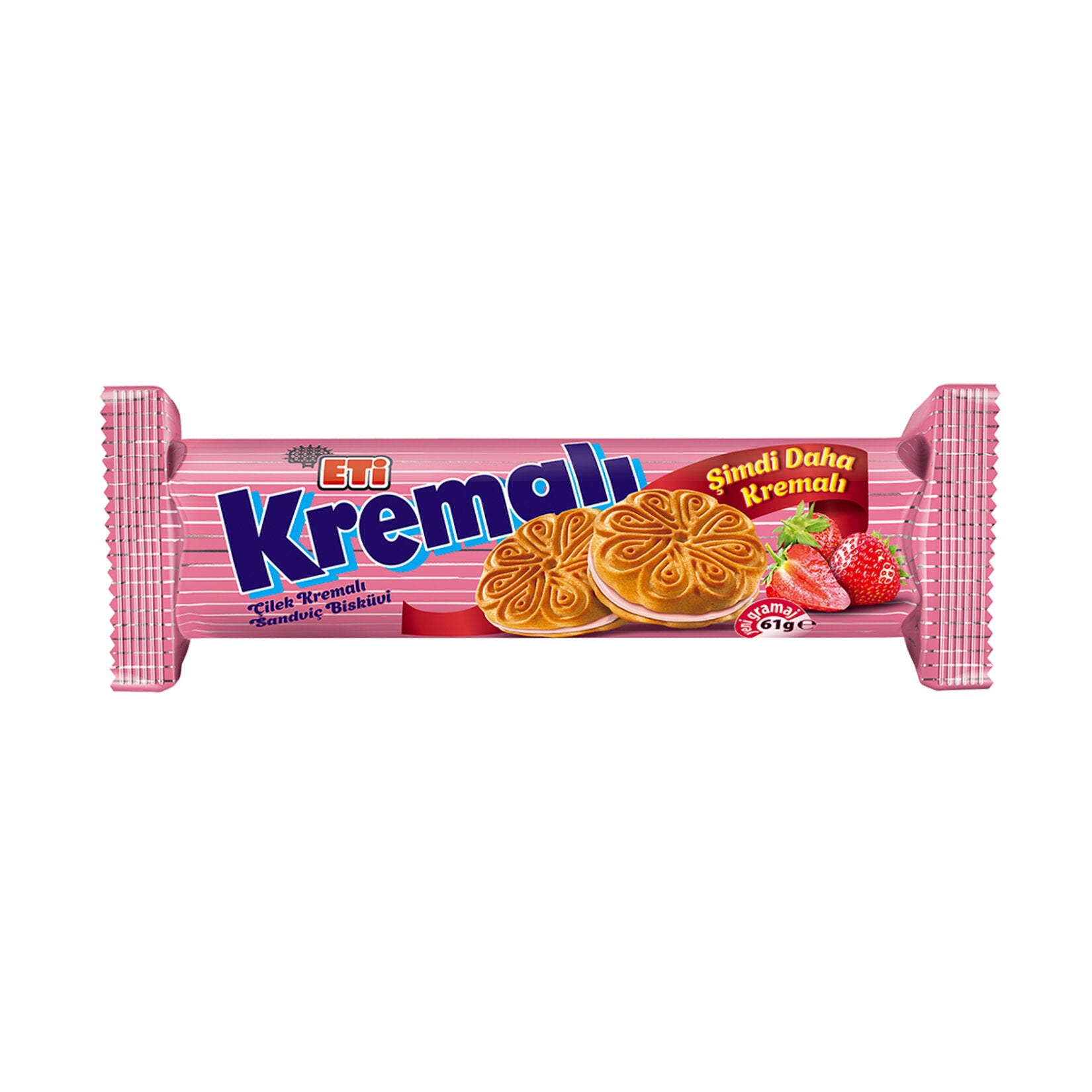 Eti Creamy Strawberry Biscuit 61g