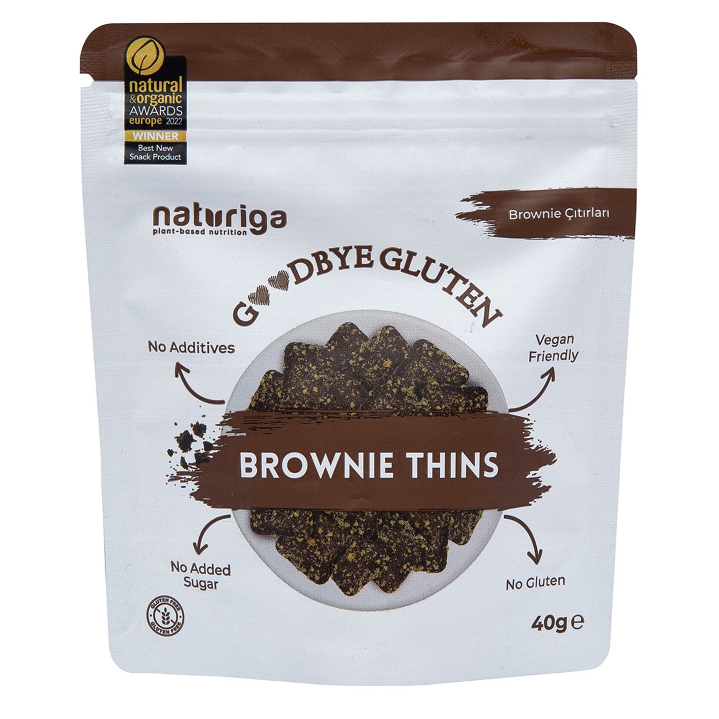 Naturiga Brownie Çıtırları 40 G