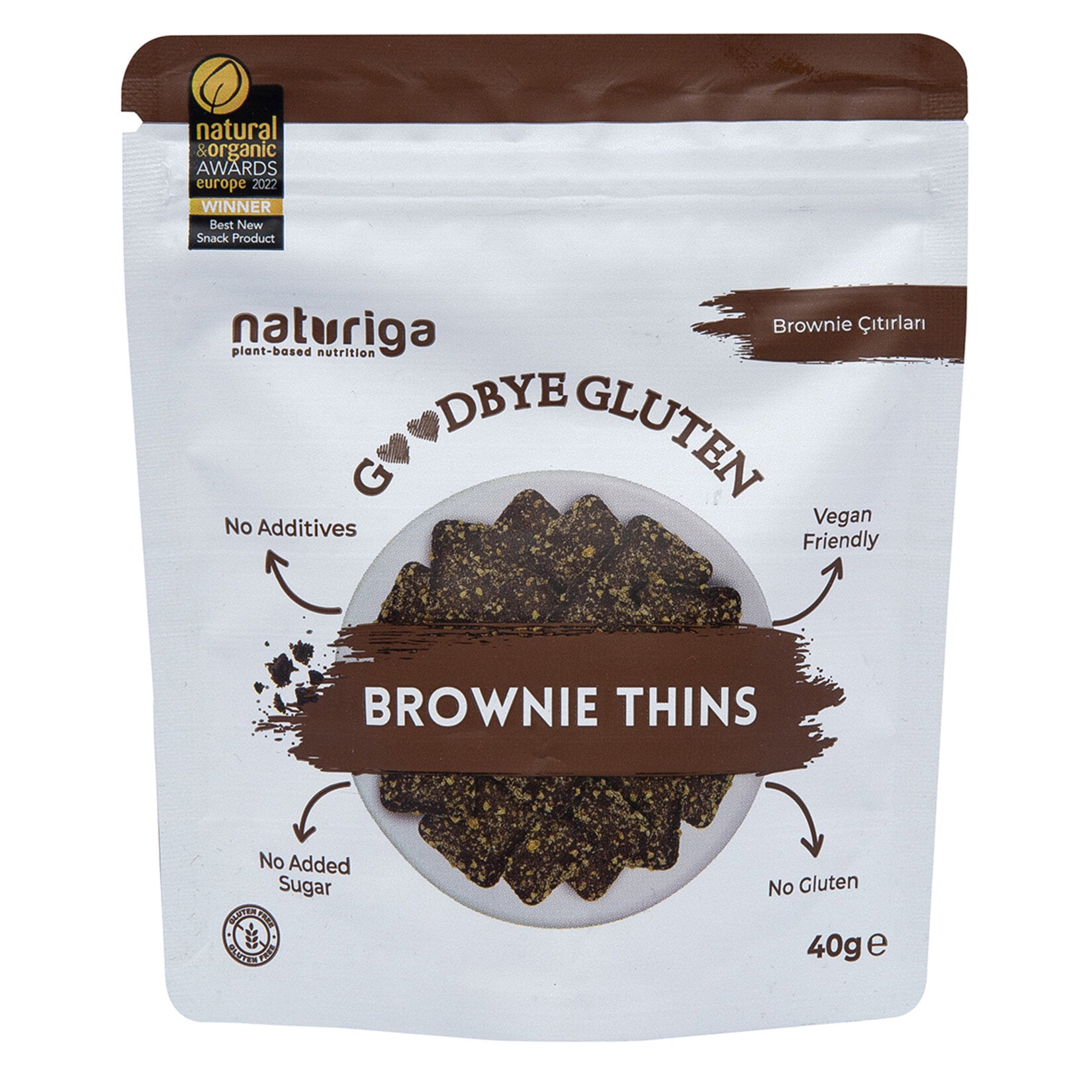 Naturiga Brownie Çıtırları 40 G