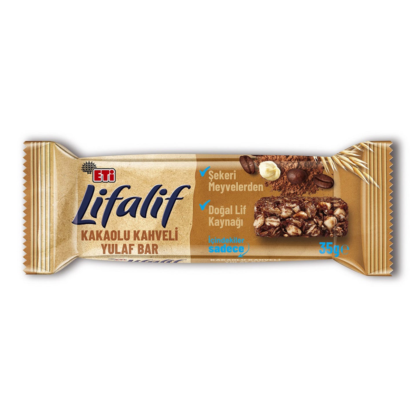 Eti Lifalif Cocoa Coffee Oat Bar 35g