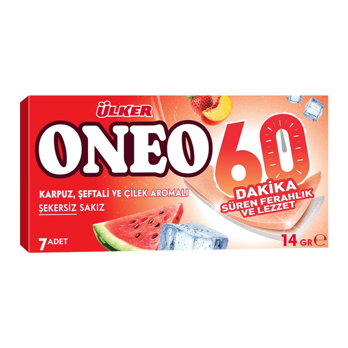 Oneo Slims 60Dk Meyve Aromalı Sakız 14 G