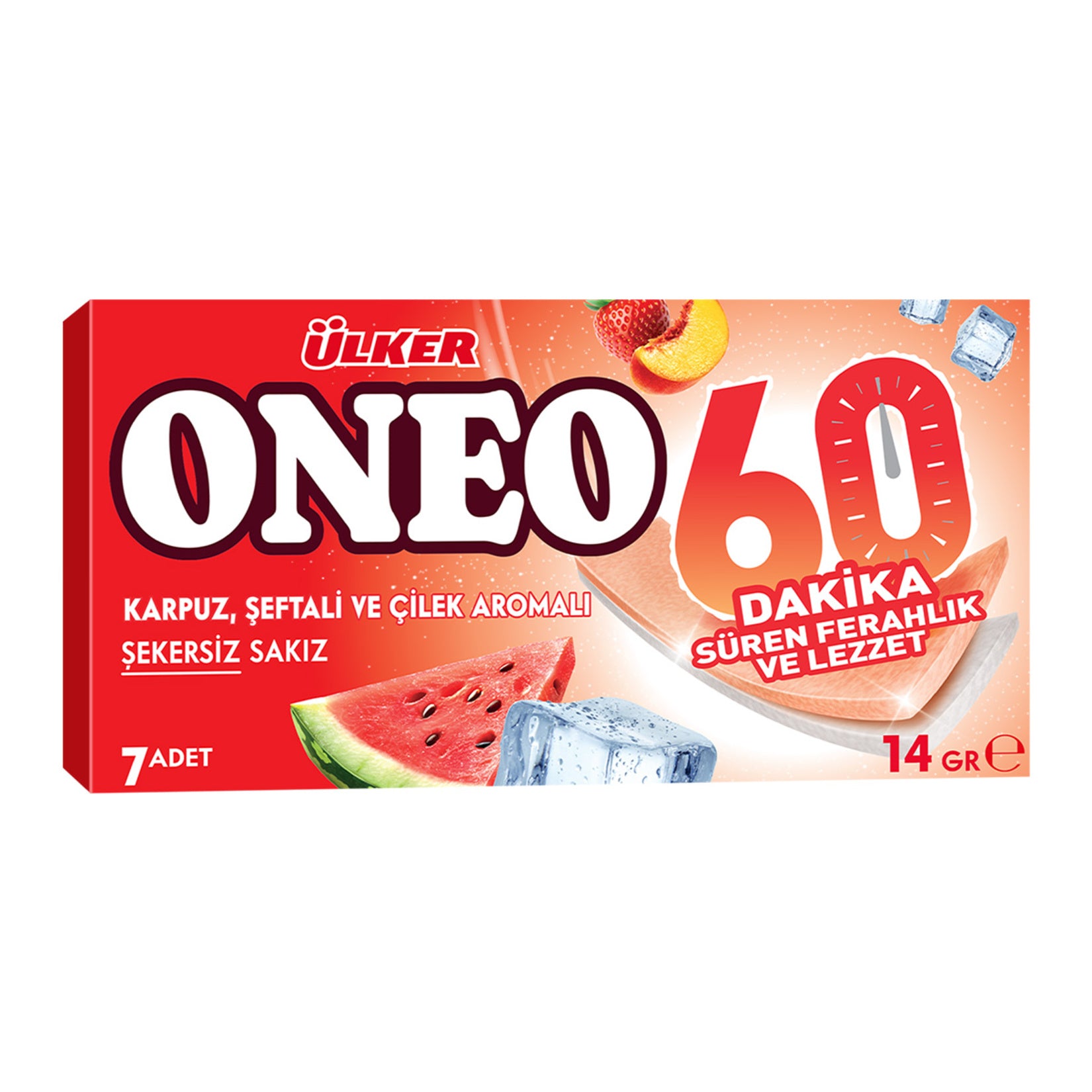 Oneo Slims 60Dk Meyve Aromalı Sakız 14 G