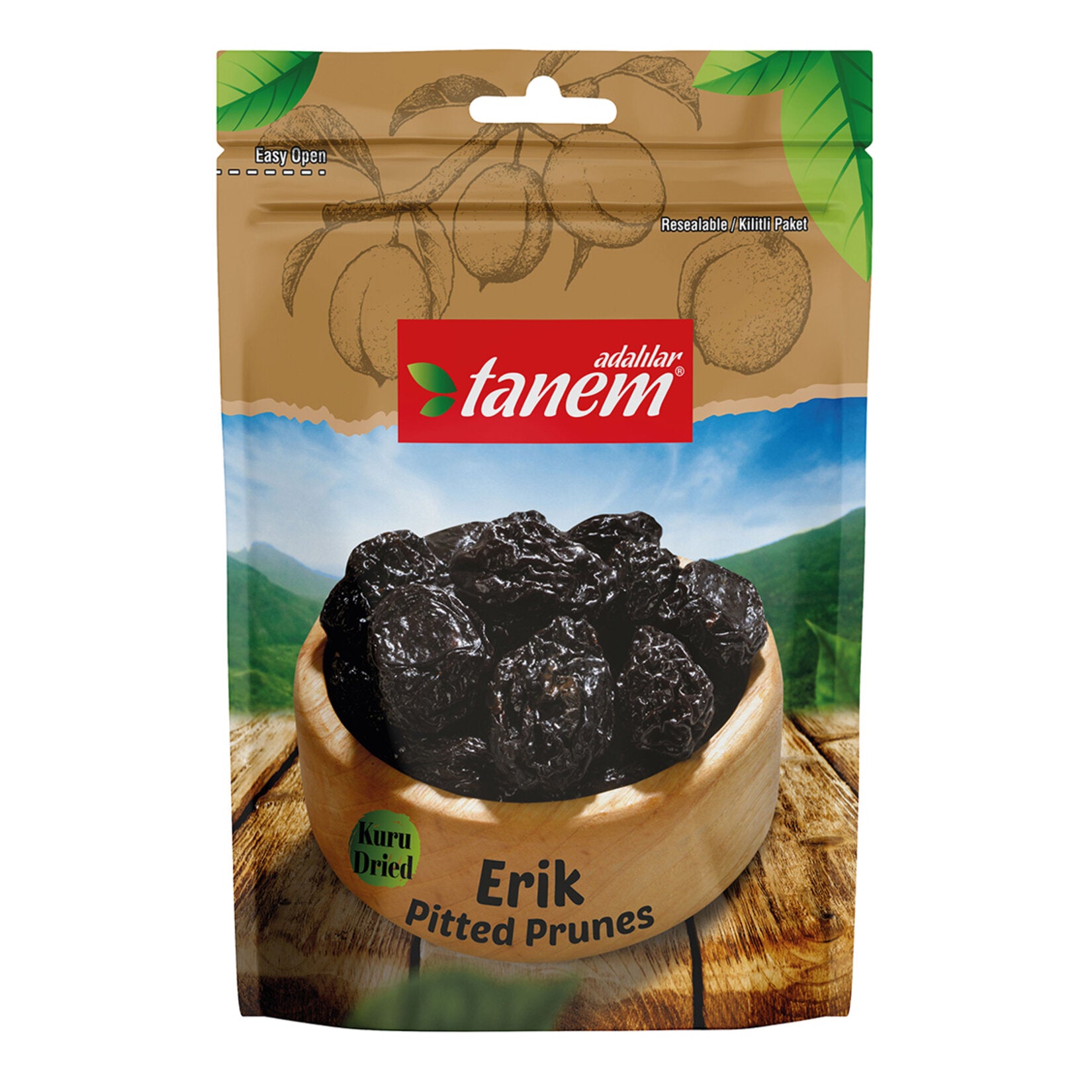 Adalılar Tanem Dried Plum (Kuru Erik) 140g