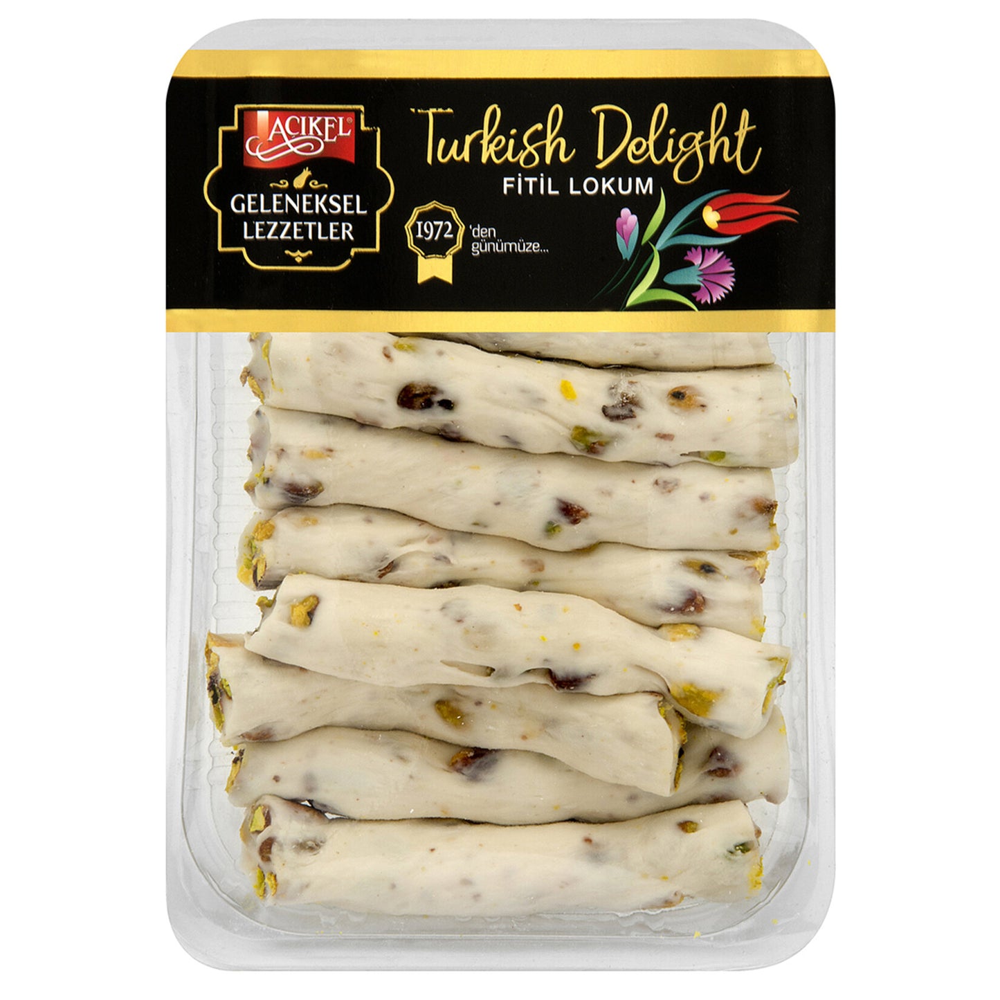 Açıkel Pistachio (Antep Fıstığı) Sultan Fitil Turkish Delight 300g