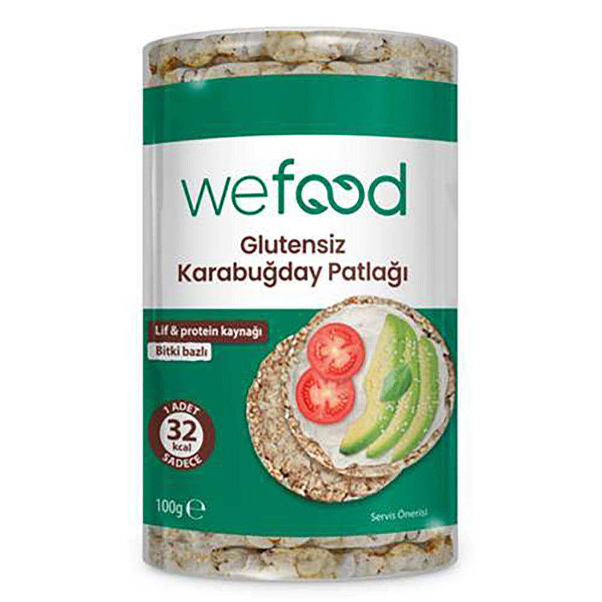 Wefood Buckwheat Crisp (Karabuğday Patlağı) 100 G