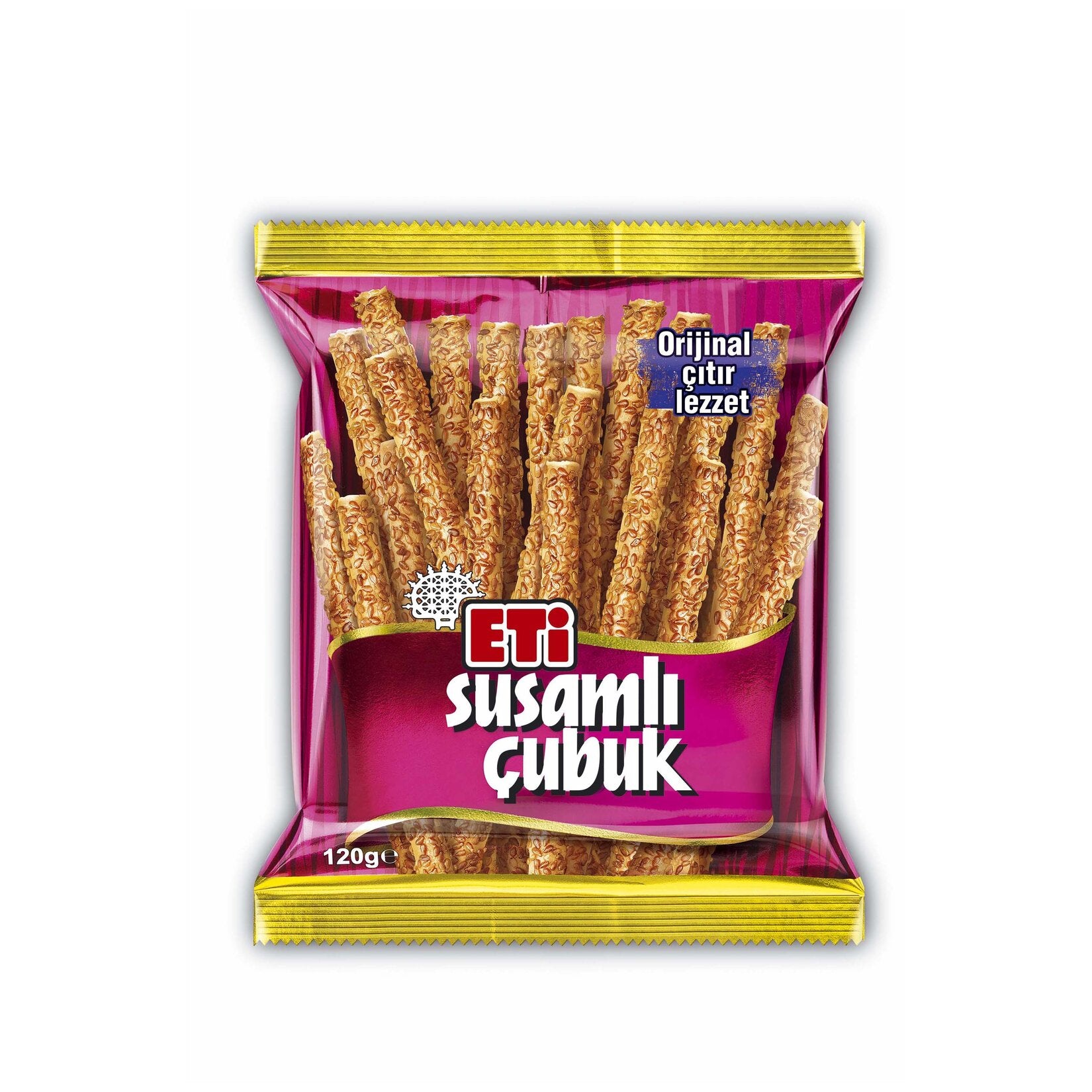Eti Sesame Pretzel Sticks (Susamlı Çubuk Kraker) 120g