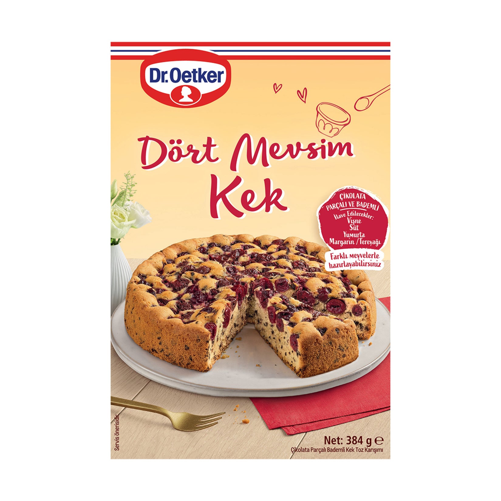 Dr.Oetker Four Seasons Cake (Dört Mevsim Kek) 384 G