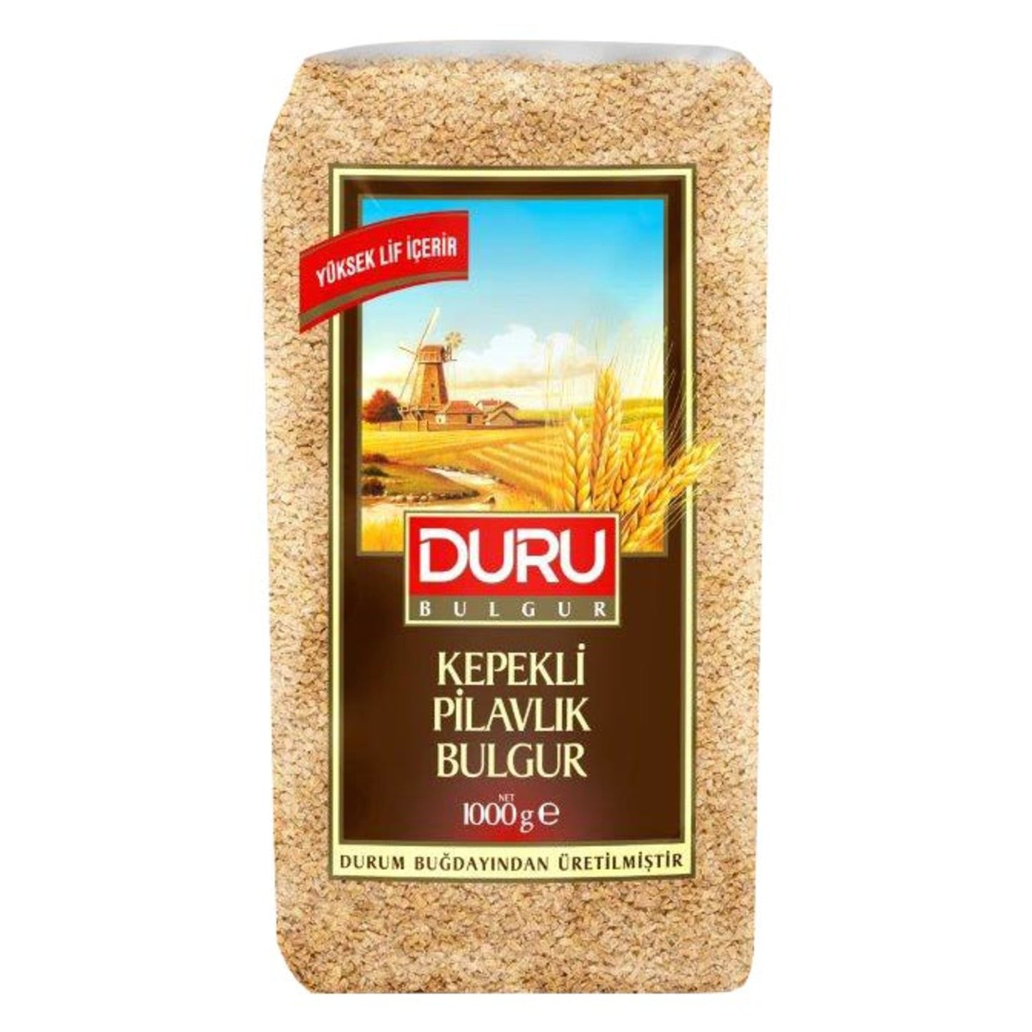 Duru Kepekli Pilavlık Bulgur 1 Kg