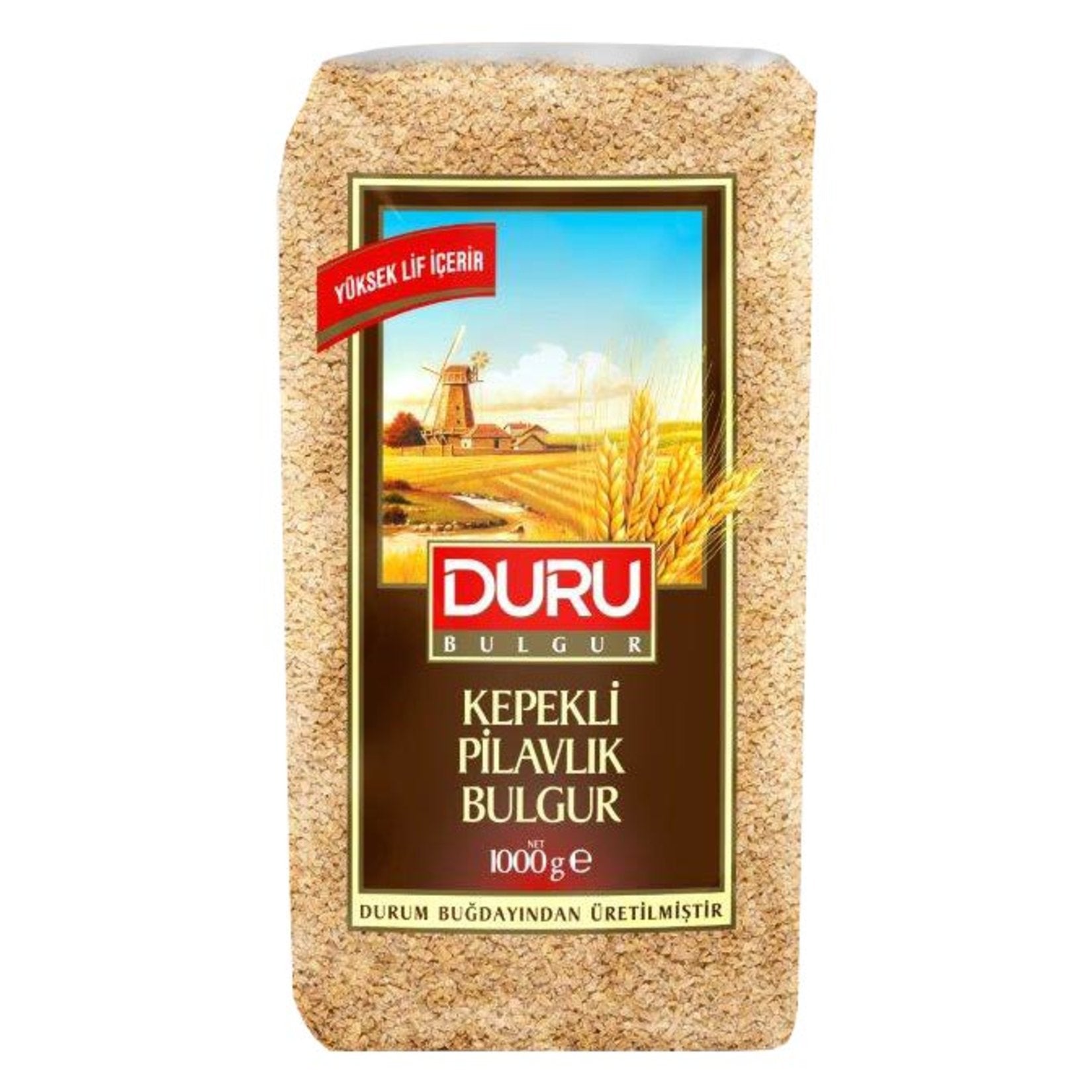 Duru Kepekli Pilavlık Bulgur 1 Kg