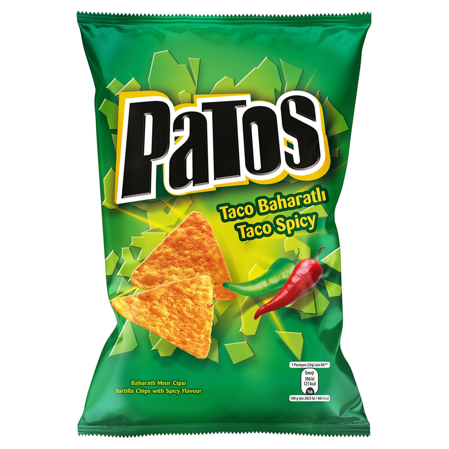 Patos Taco Seasoned Corn Chips 135g