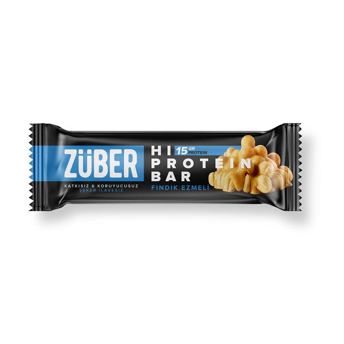 Züber Hazelnut HI-Protein Bar (Fındıklı HI-Protein Bar) 45 G