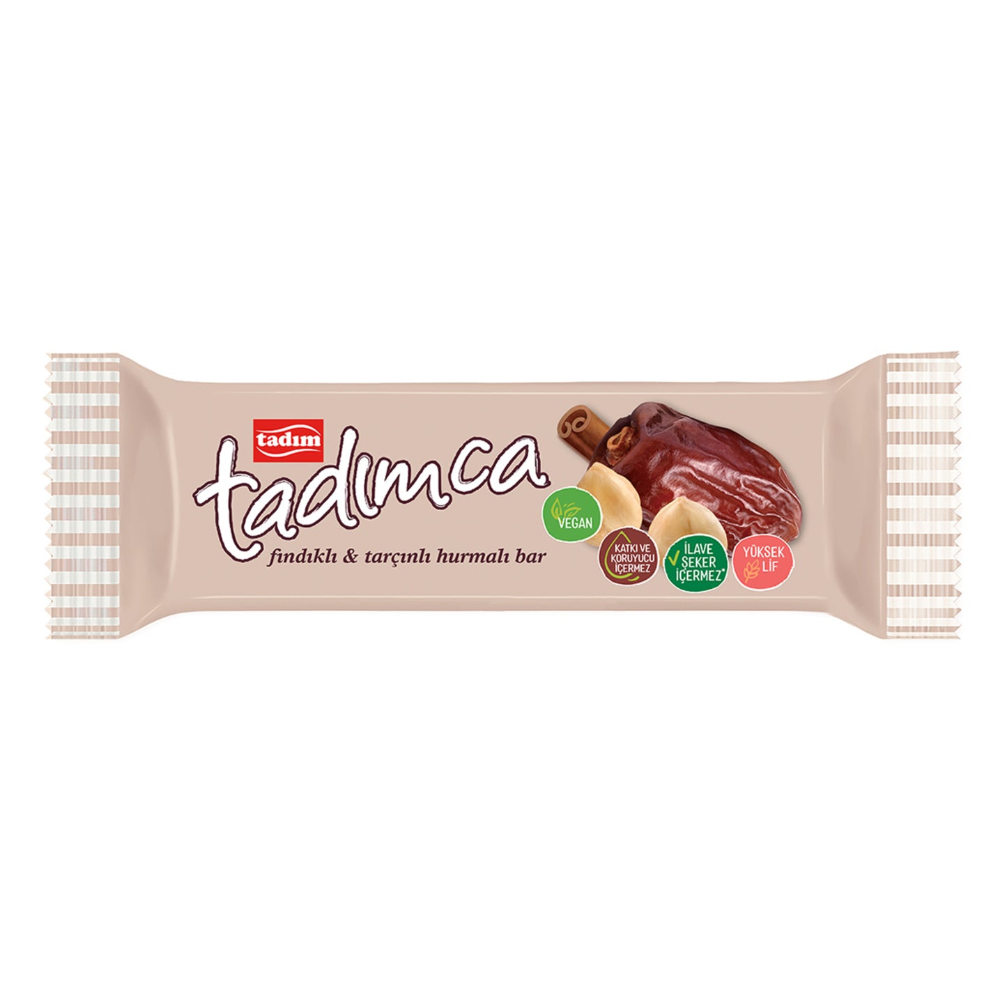 Tadım Hazelnut & Cinnamon Date Bar (Fındıklı & Tarçınlı Hurmalı Bar) 40 G