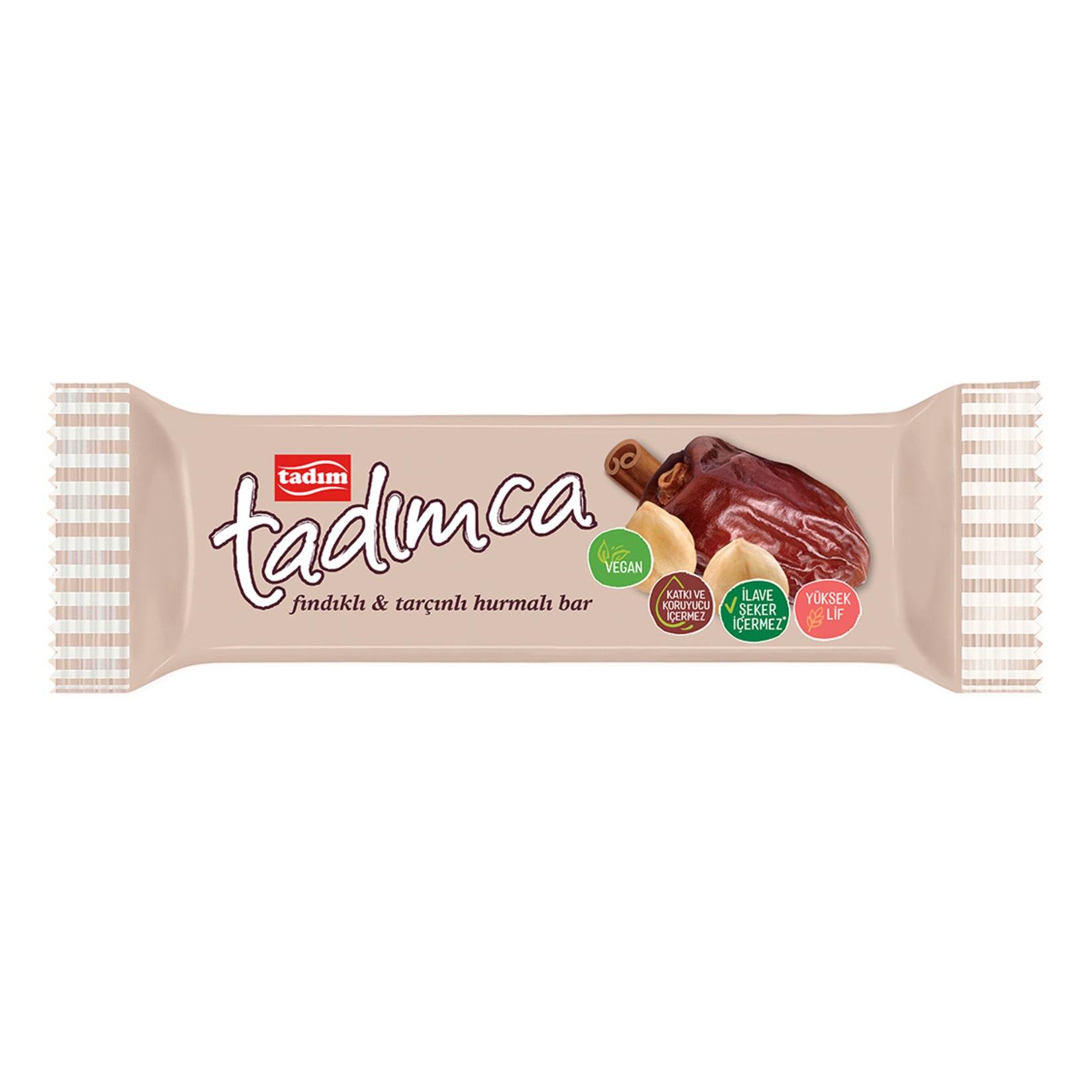 Tadım Hazelnut & Cinnamon Date Bar (Fındıklı & Tarçınlı Hurmalı Bar) 40 G