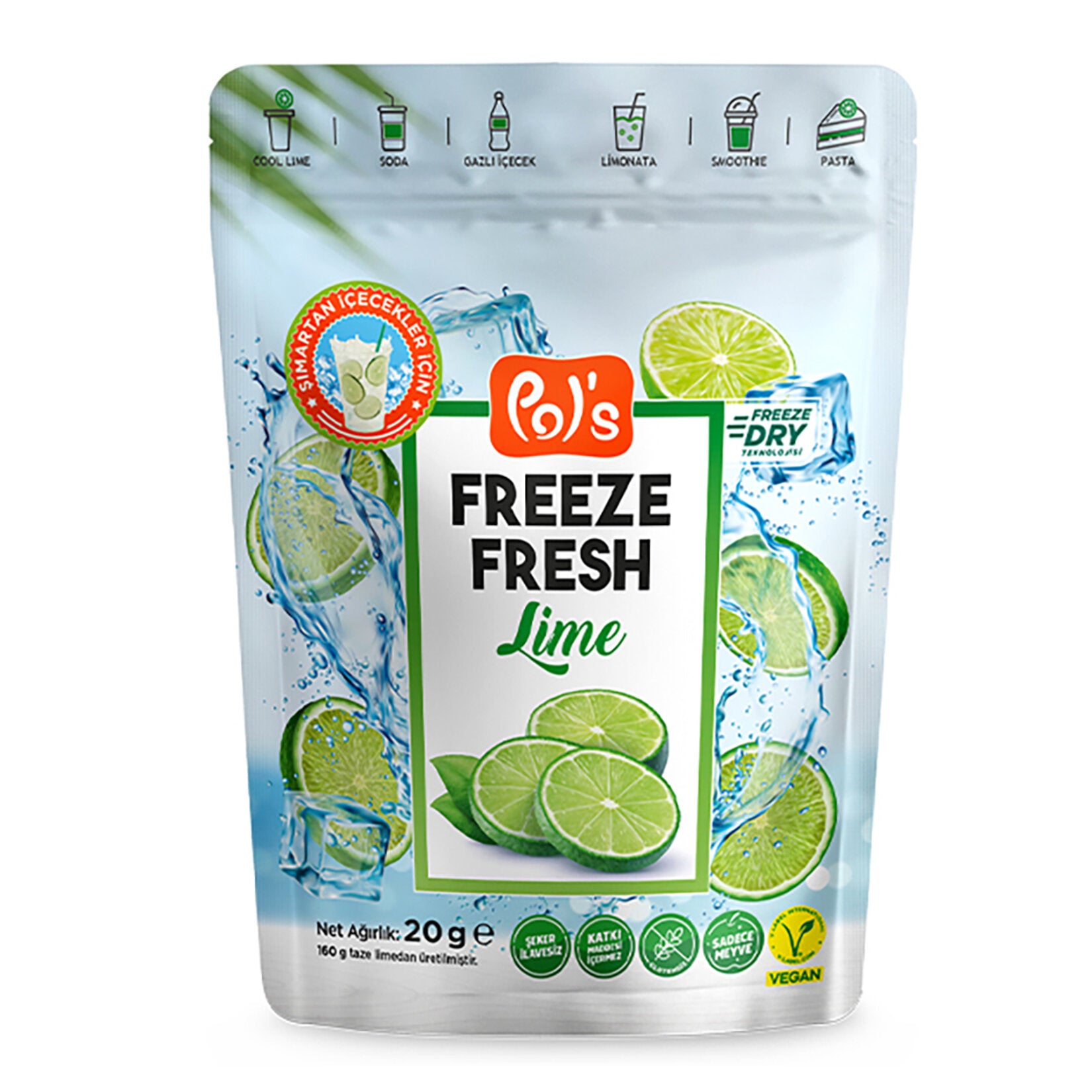 Pol's Freeze Fresh Lime (Limon) 20 G