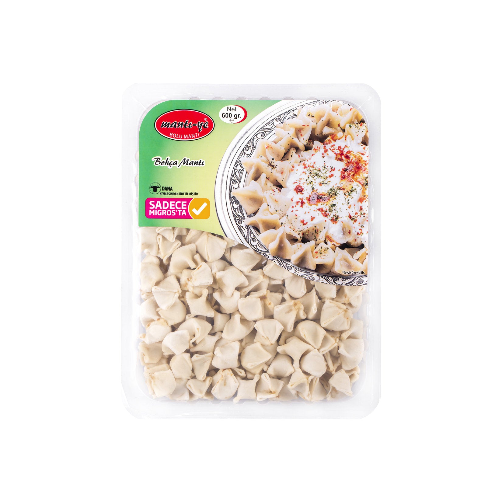Mantı-Ye Bohça Mantı 600 G