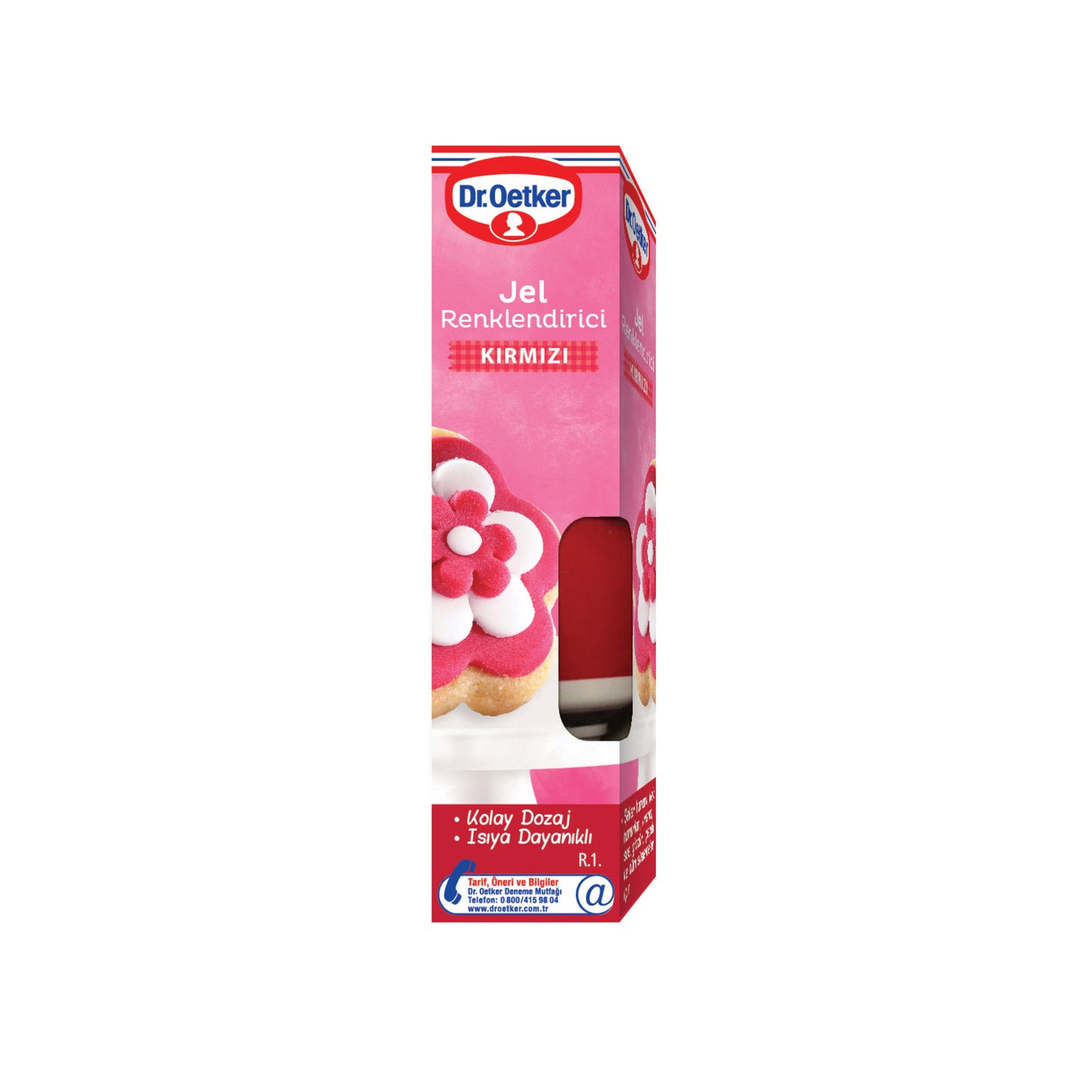 Dr.Oetker Gel Food Color Red (Jel Renklendirici Kırmızı) 10 G