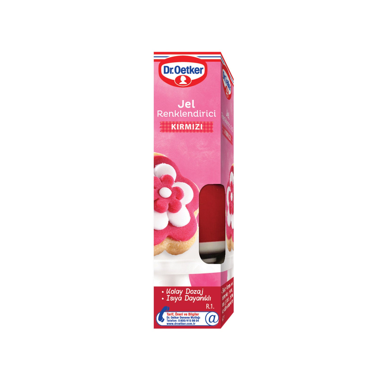 Dr.Oetker Gel Food Color Red (Jel Renklendirici Kırmızı) 10 G