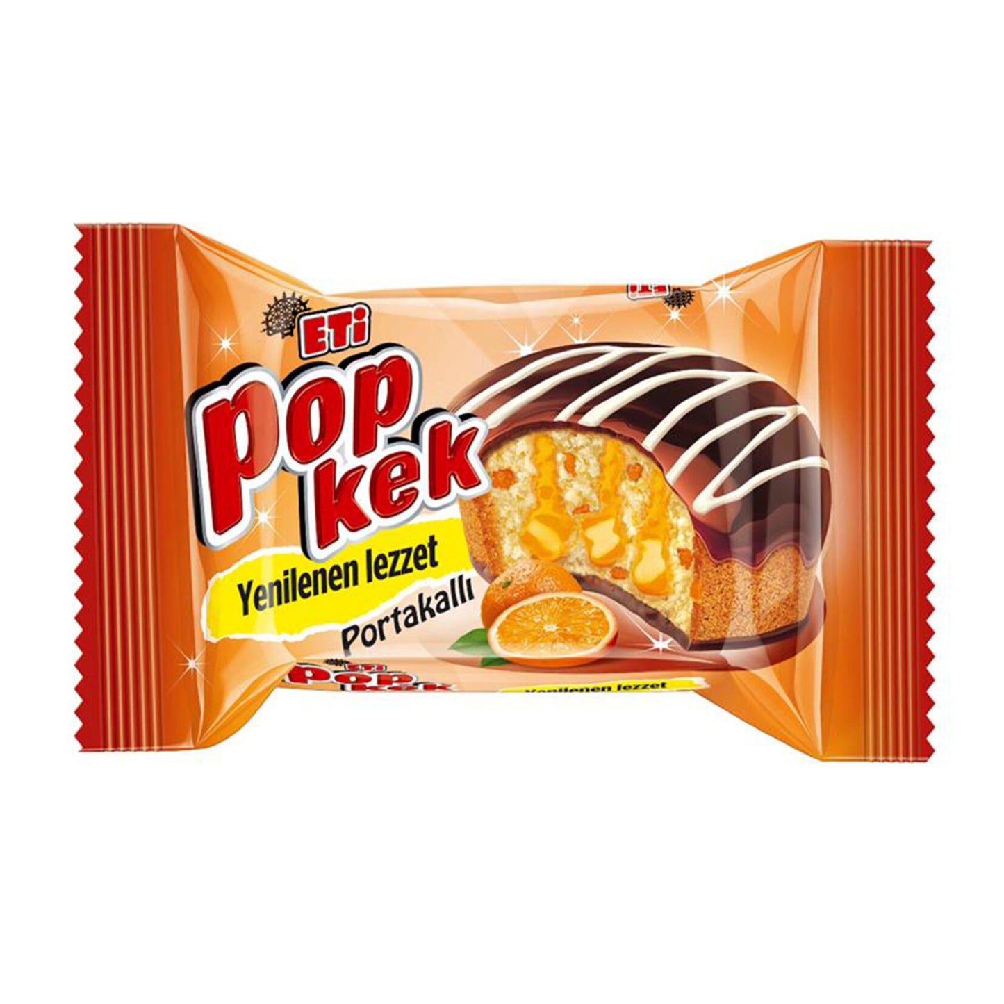 Eti Popkek Orange Cream Filled Cupcake 60 G (Portakallı Kek)