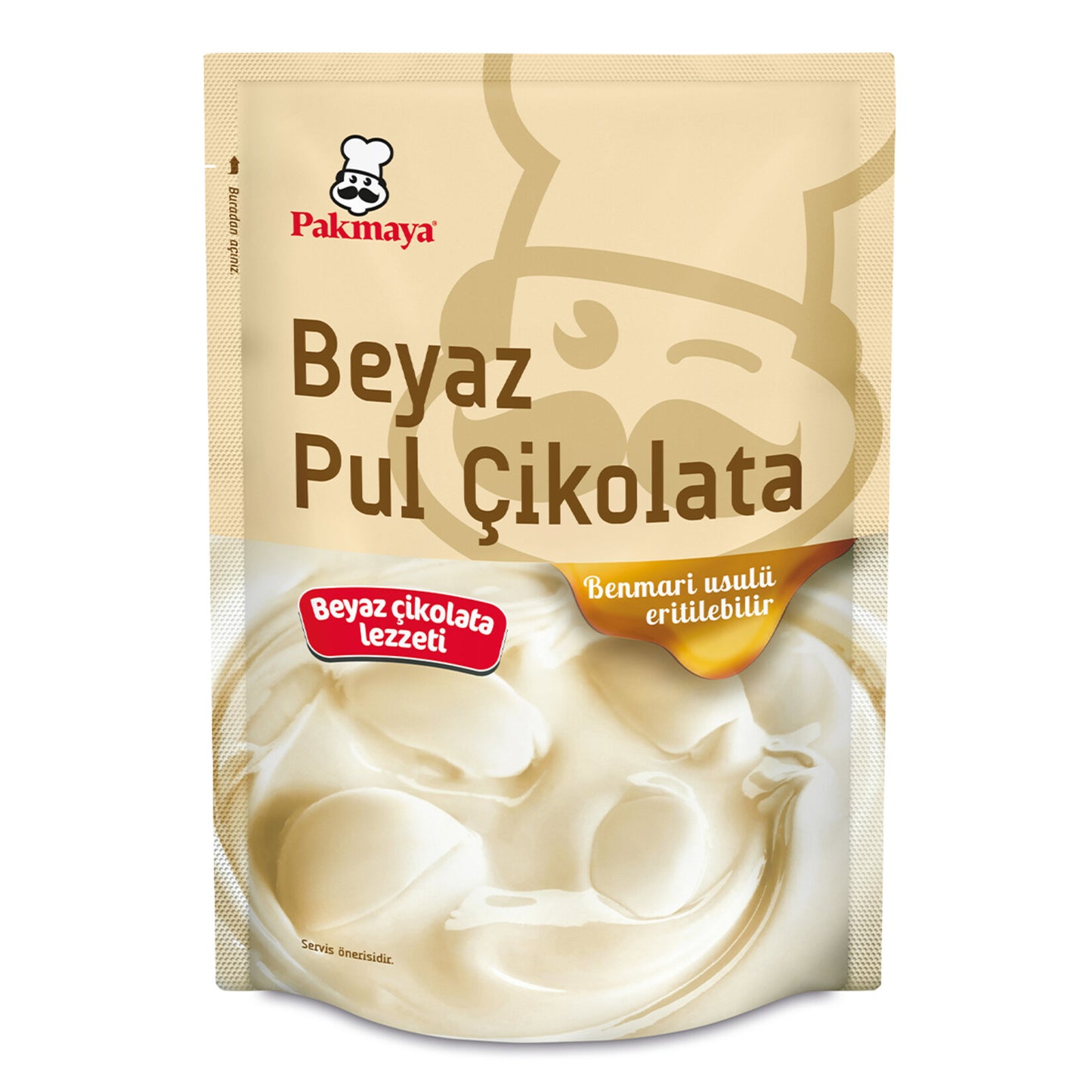 Pakmaya White Chocolate Chips (Beyaz Pul Çikolata) 100g