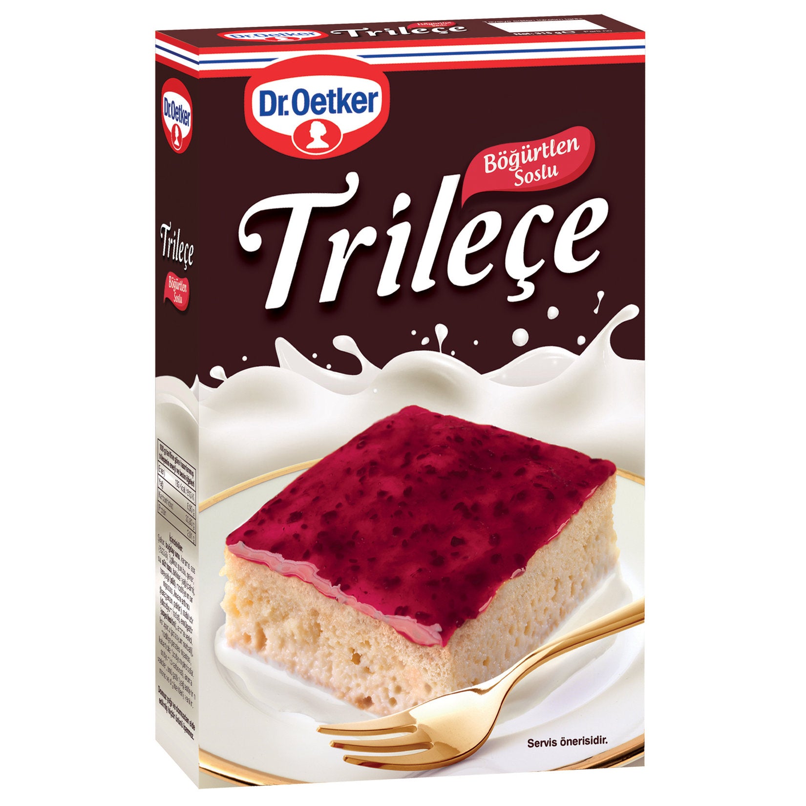 Dr.Oetker Trileçe with Blackberry Sauce (Trileçe-Böğürtlen Soslu) 315 G