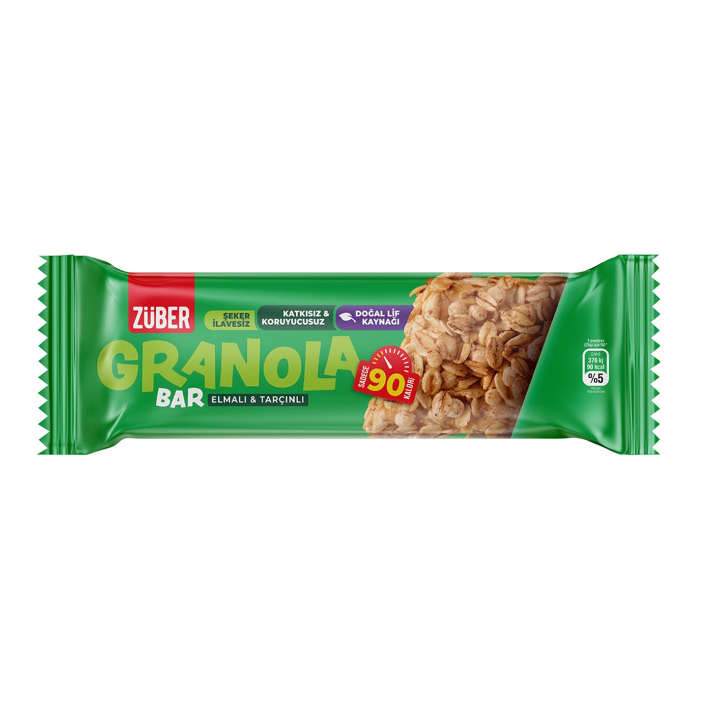 Züber Apple Cinnamon Granola Bar 25g