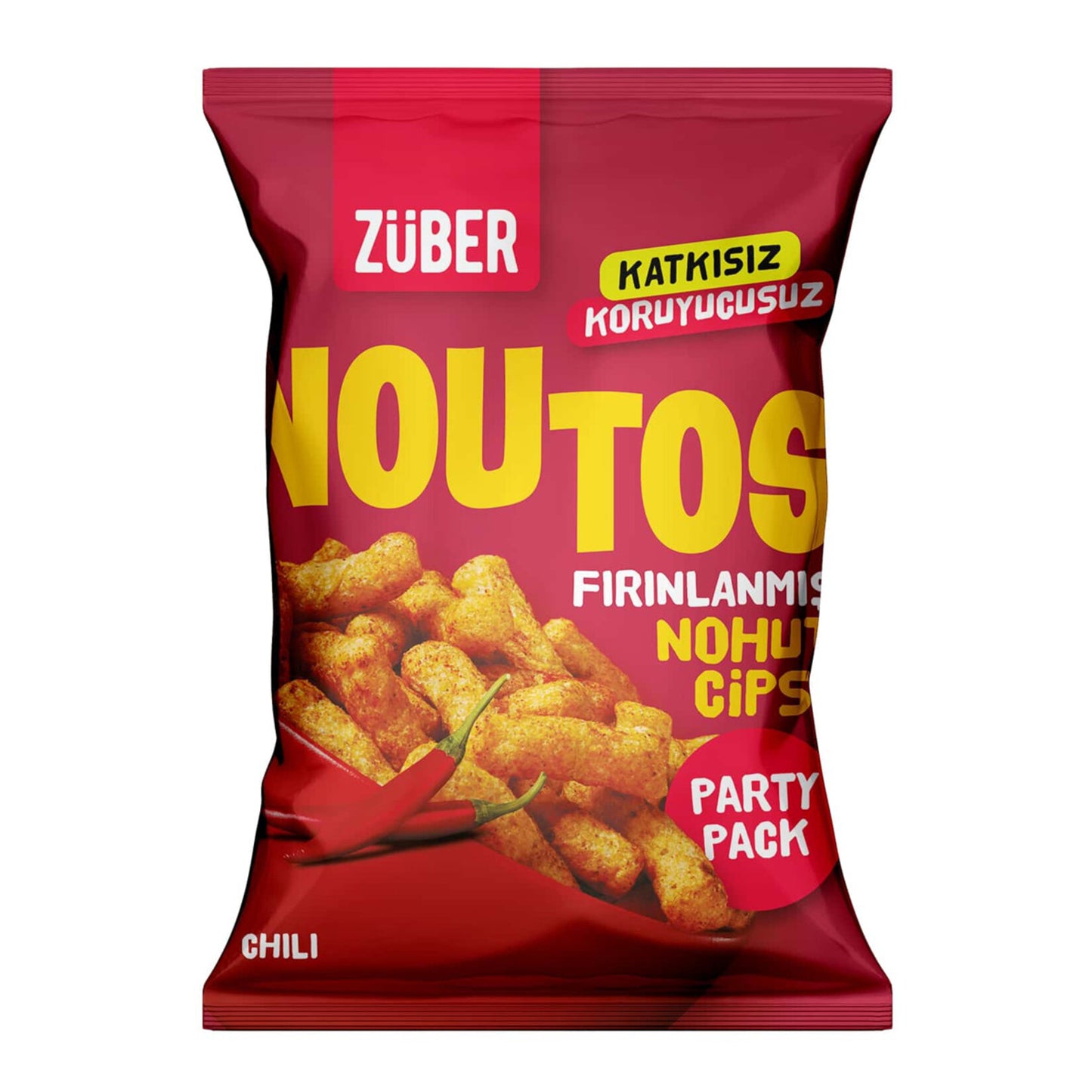 Züber Noutos Baked Chickpea Chips Chili 75 G