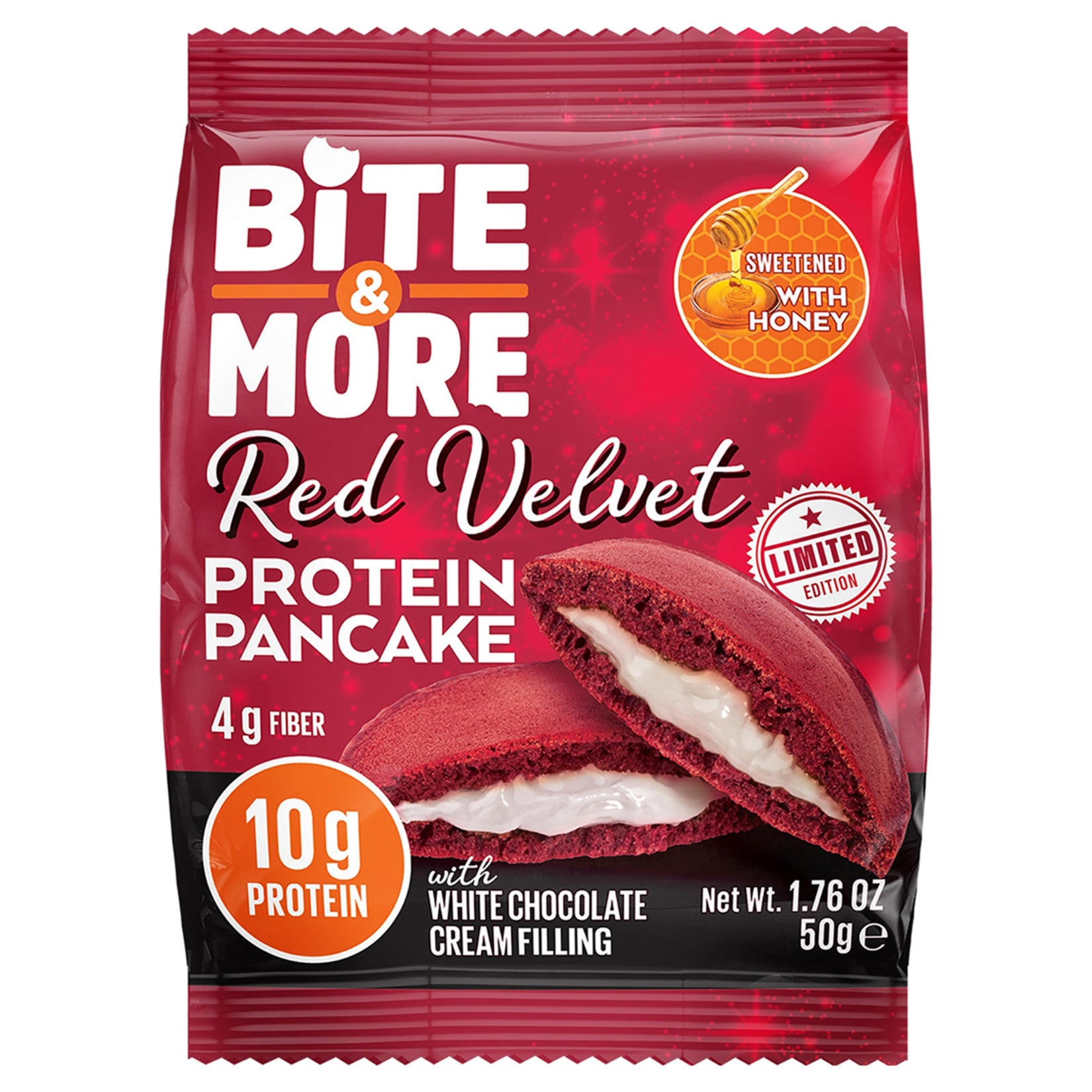 Bite & More Red Velvet Proteinli Pankek 50 G