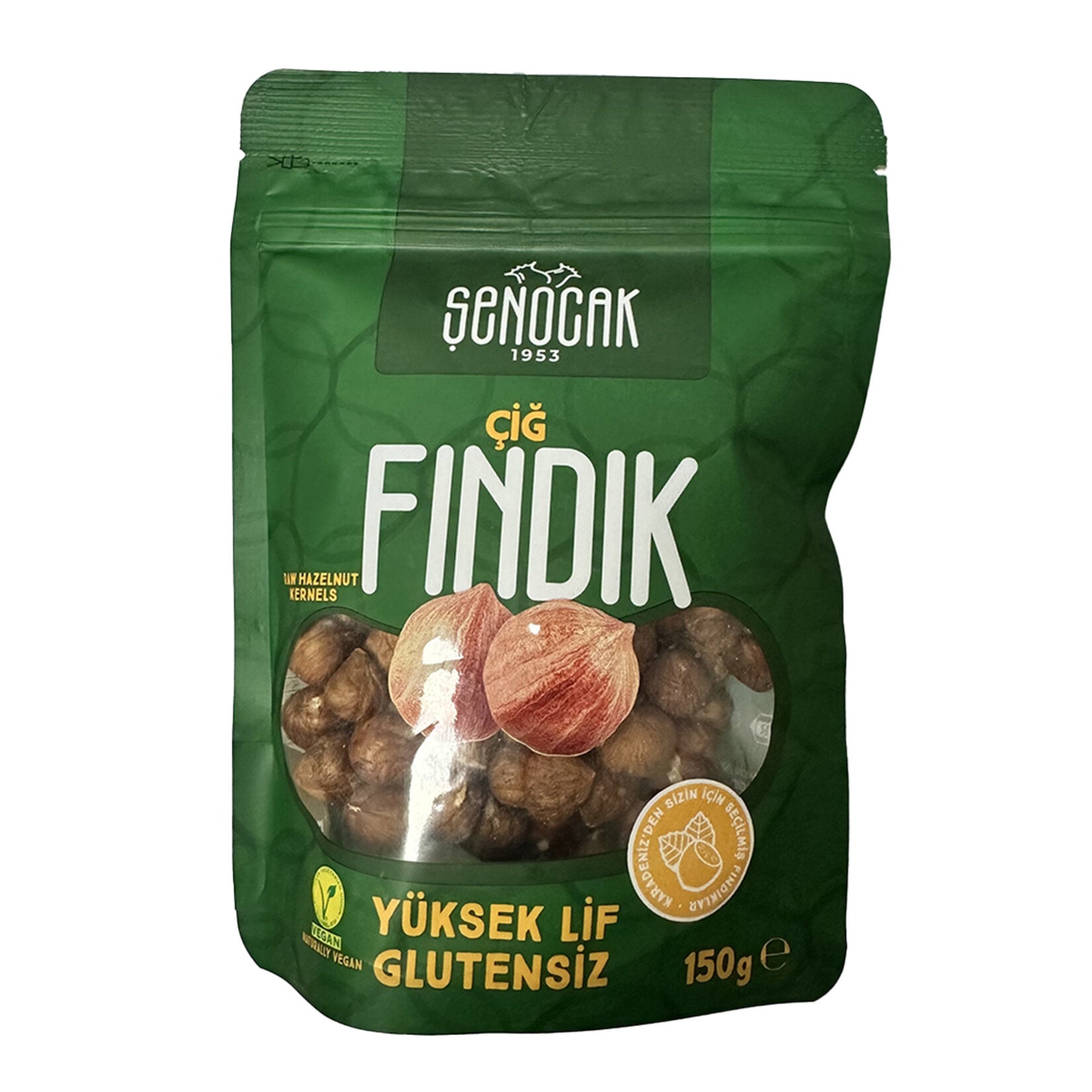 Şenocak Raw Hazelnuts (Çiğ İç Fındık) 150 G