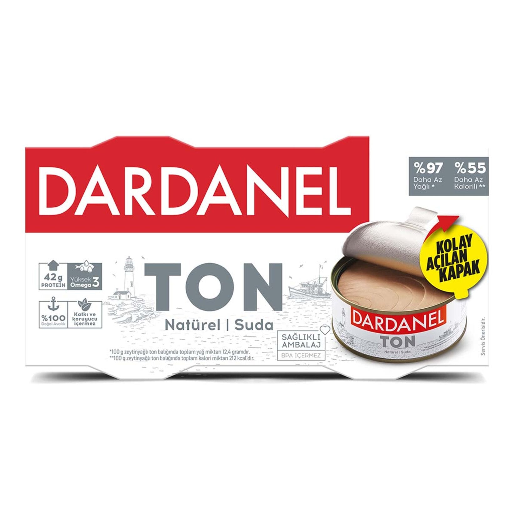 Dardanel Light Ton Balığı 2x140 G