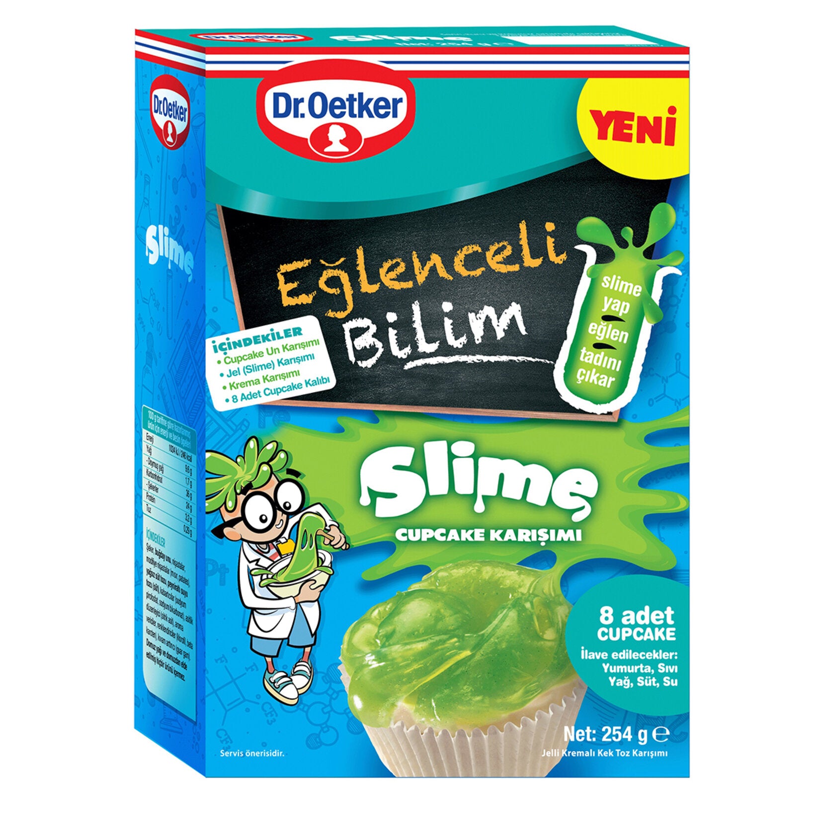 Dr.Oetker Eğlenceli Bilim Slime Cupcake 254 G