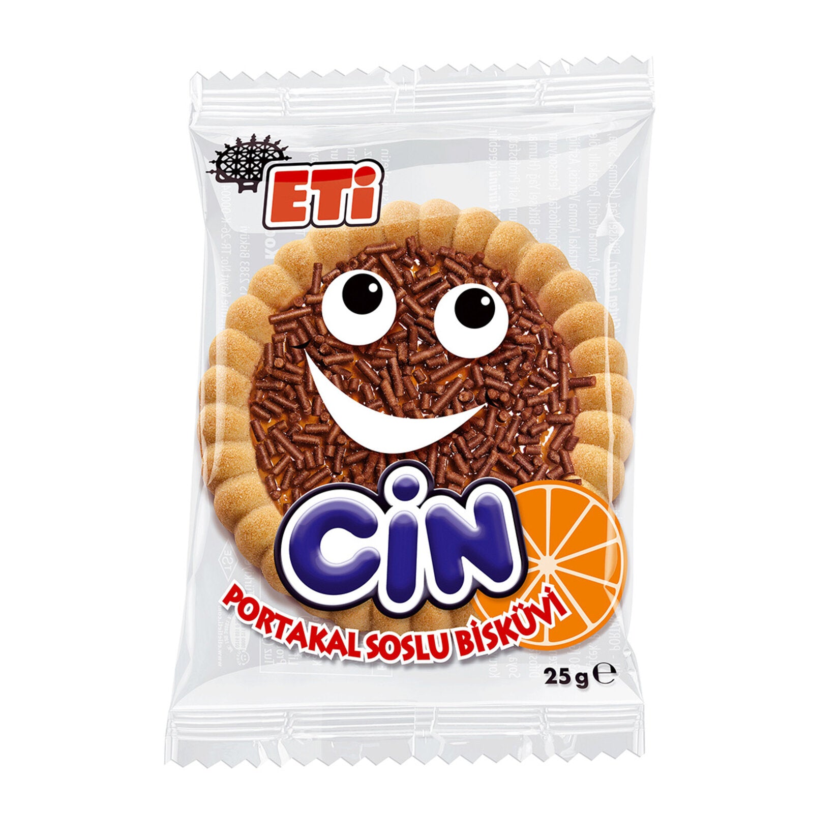 Eti Cin Orange (Portakallı) 25 G