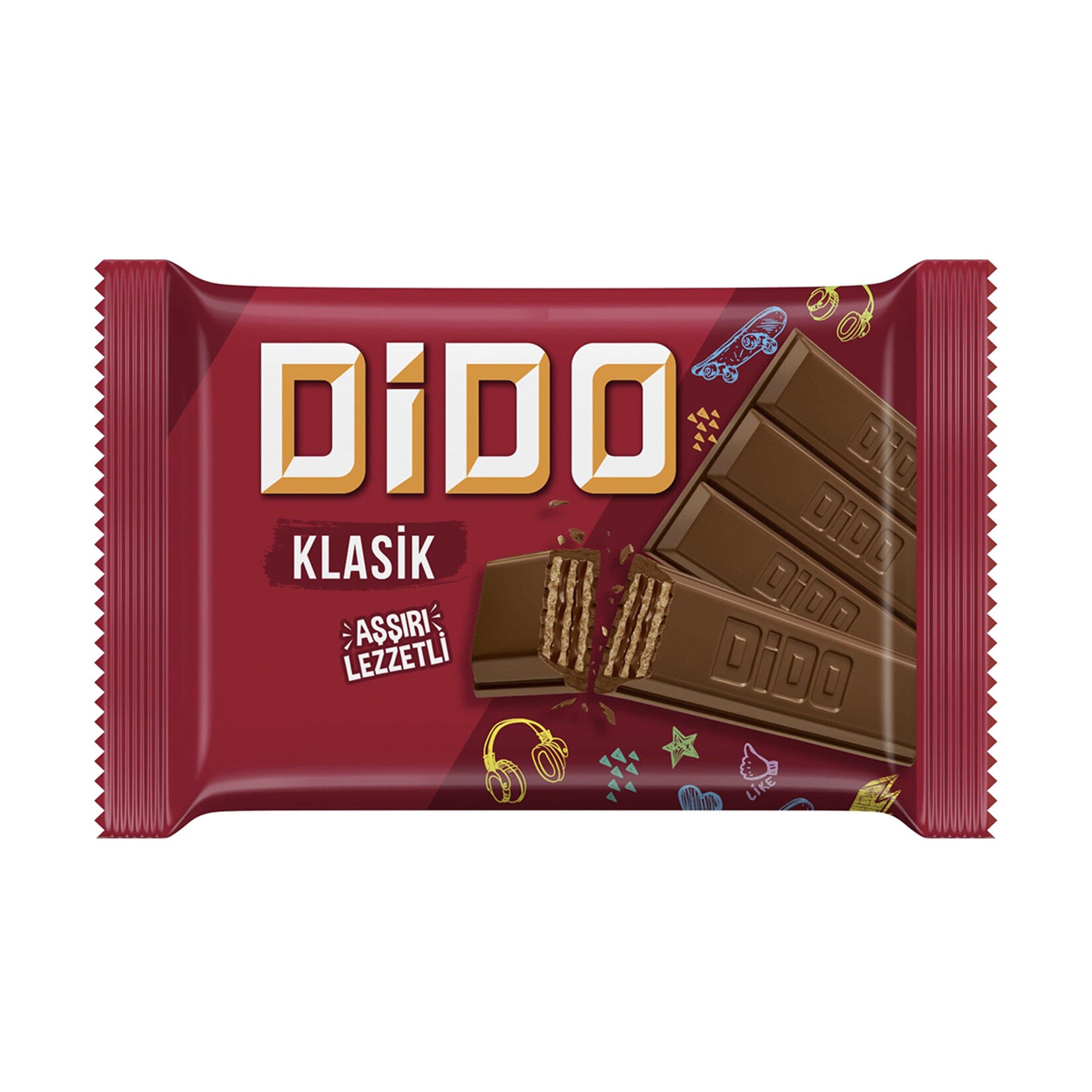Ülker Dido Chocolate Wafer (Kare Çikolatalı Gofret) 55.5g