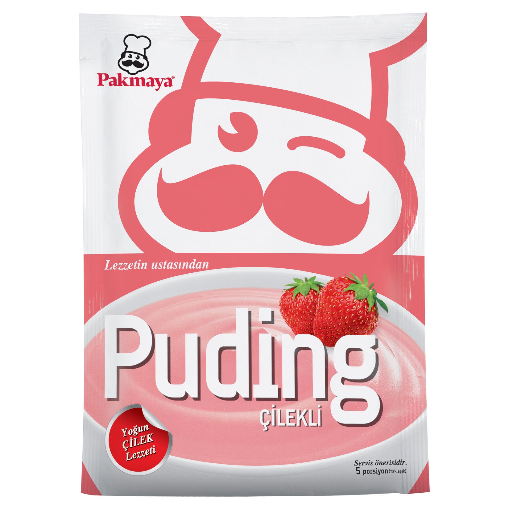 Pakmaya Strawberry Pudding (Çilekli Puding) 125 G