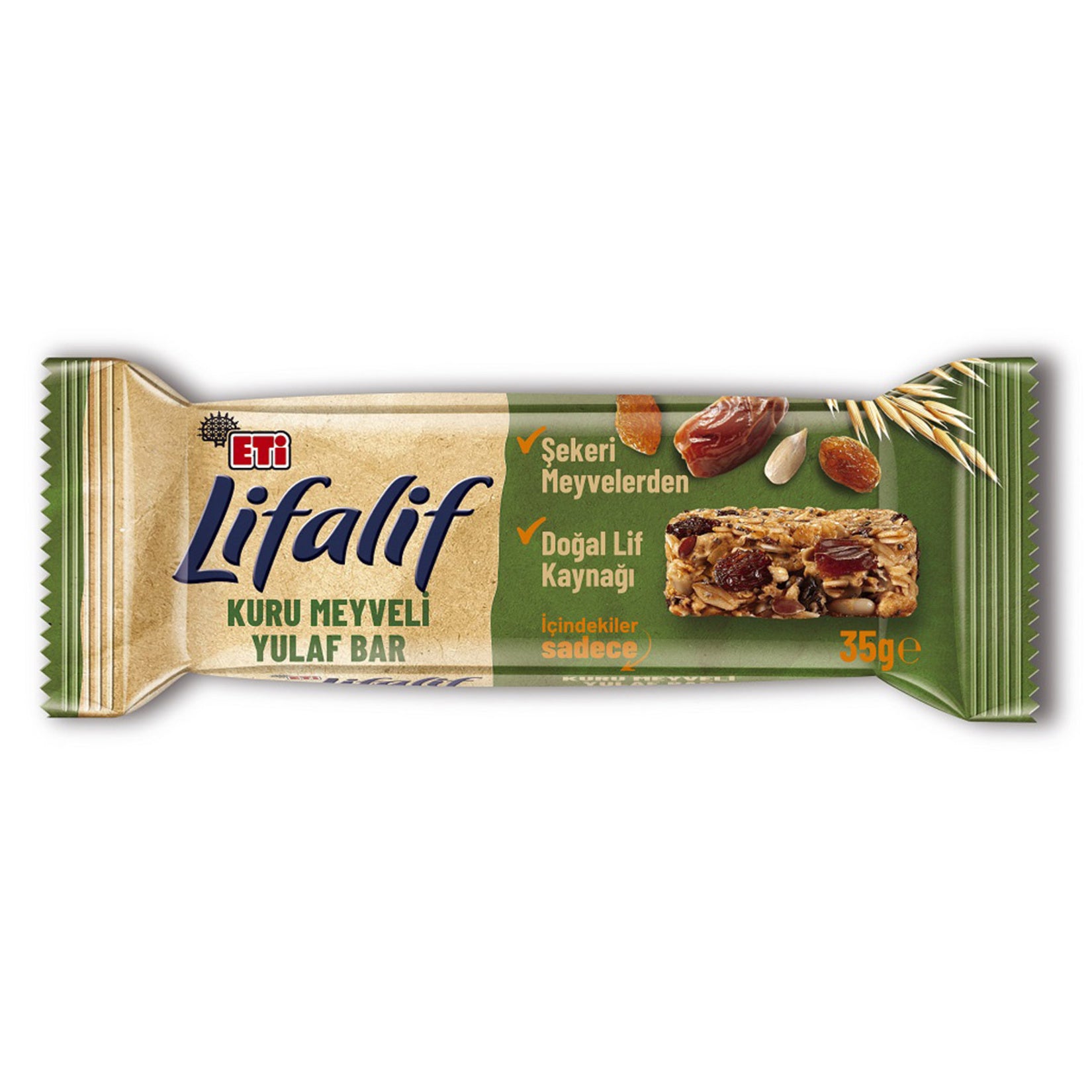 Eti Lifalif Dried Fruit Oat Bar 35g