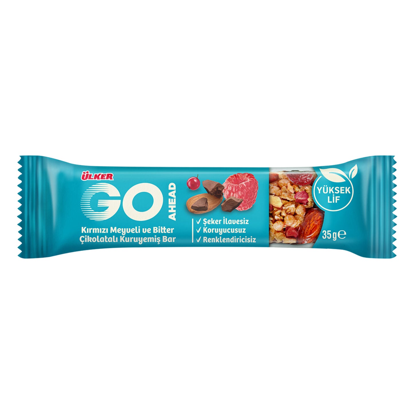 Ülker Go Ahead Red Fruit Nut Bar (Kırmızı Meyveli Kuruyemiş Bar) 35 G