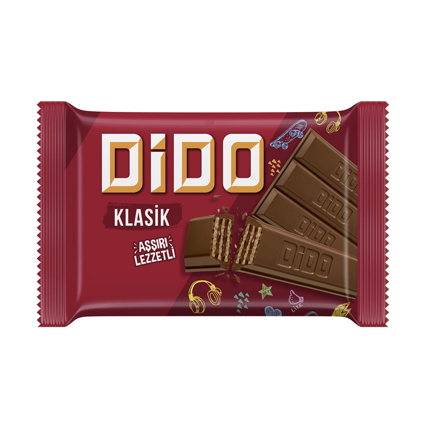 Ülker Dido Chocolate Wafer (Kare Çikolatalı Gofret) 55.5g