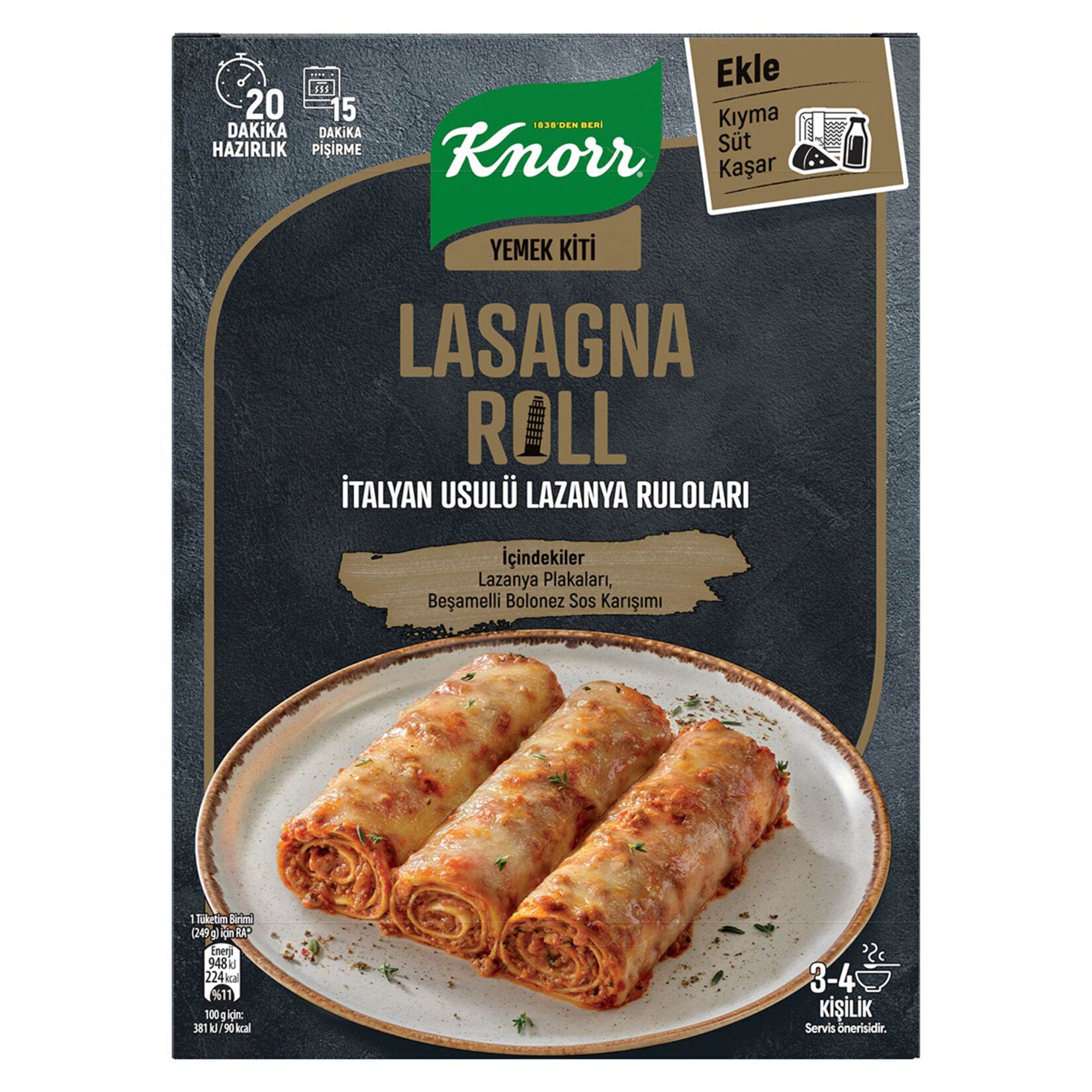 Knorr Yemek Kiti Lazanya Roll 180G