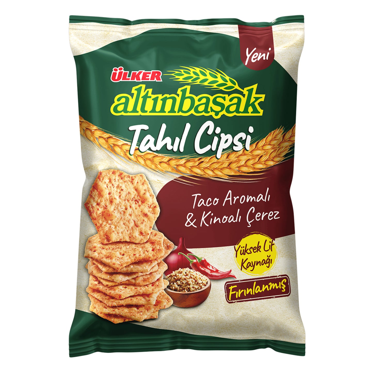 Ülker Altınbaşak Taco Flavored & Quinoa Snack 50g