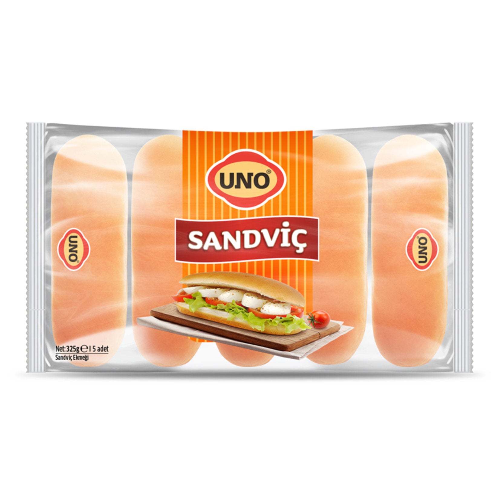 Uno Sandwich Bread (Sandviç Ekmeği) 5 Pieces 325g