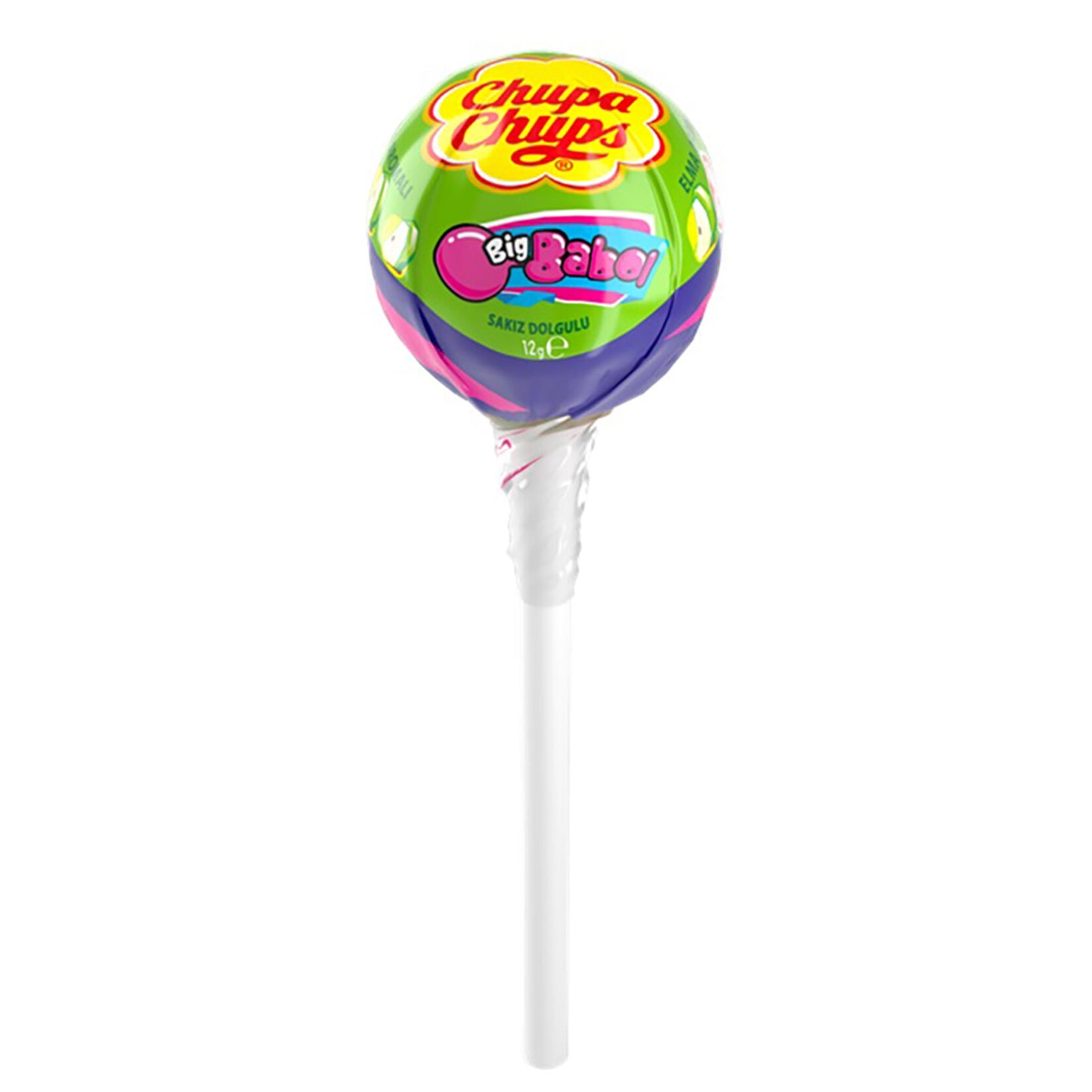 Chupa Chups Gum-Filled Lollipop (Sakız Dolgulu Lolipop) 12 G