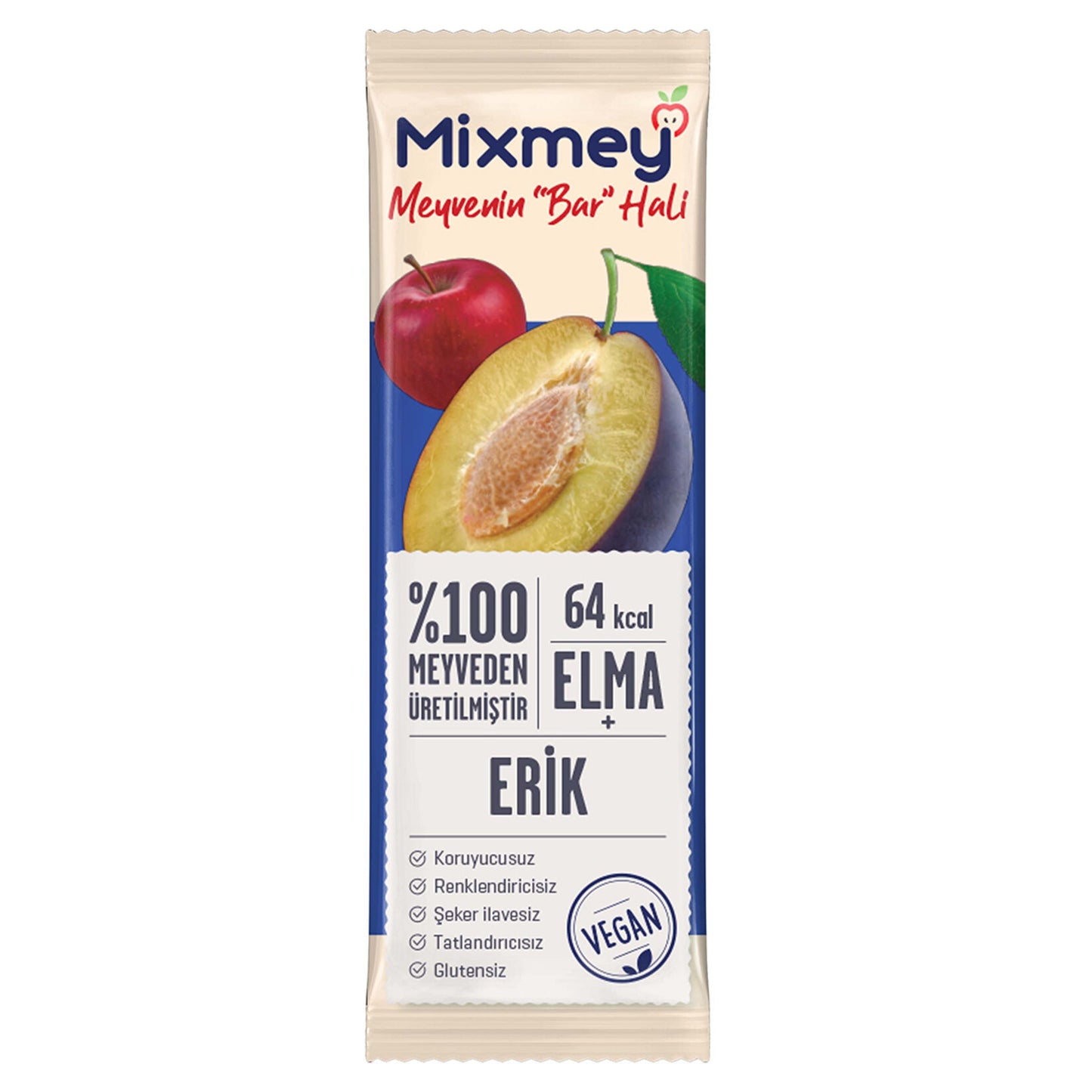 Mixmey Plum Fruit Bar (Erikli Meyve Bar) 20 G