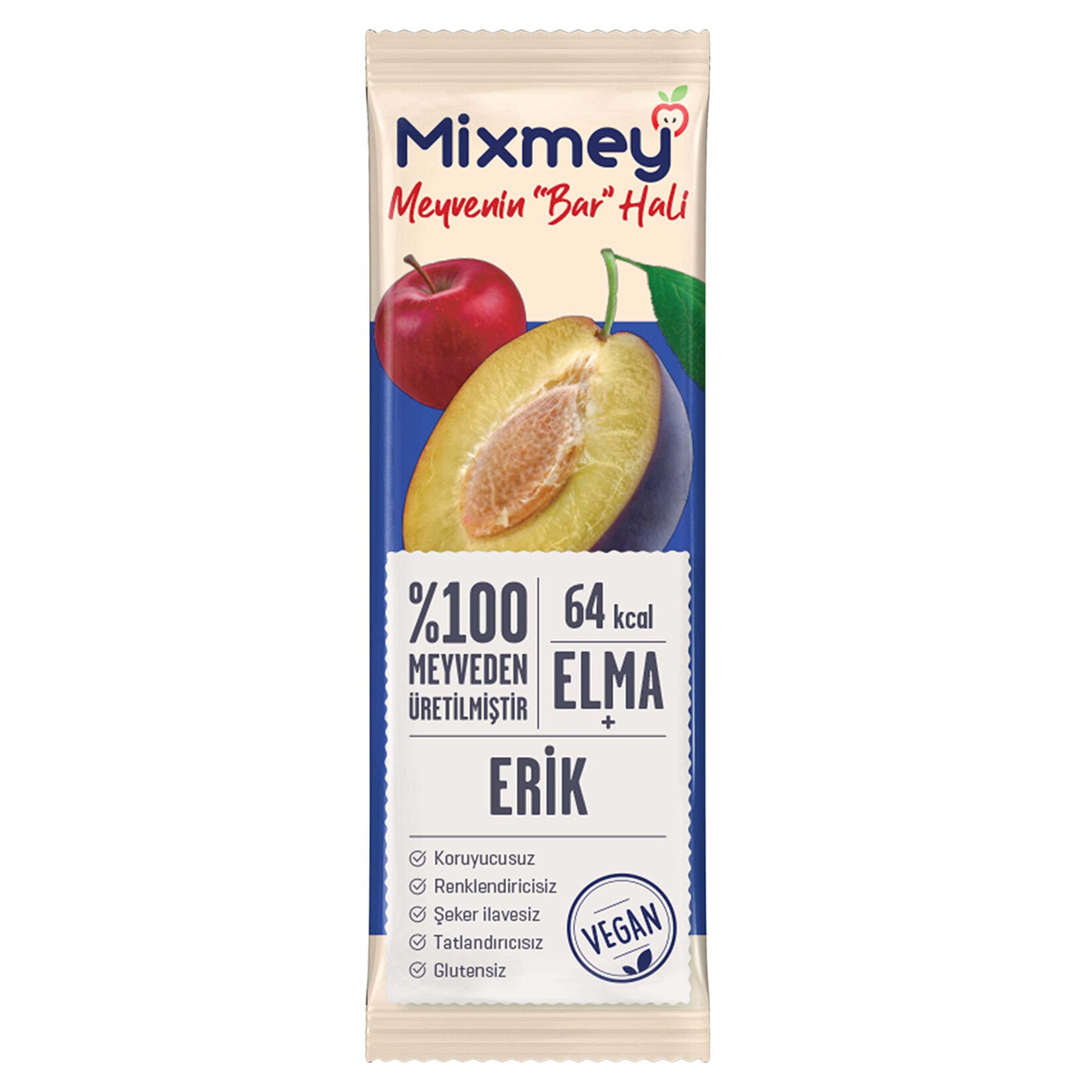 Mixmey Plum Fruit Bar (Erikli Meyve Bar) 20 G