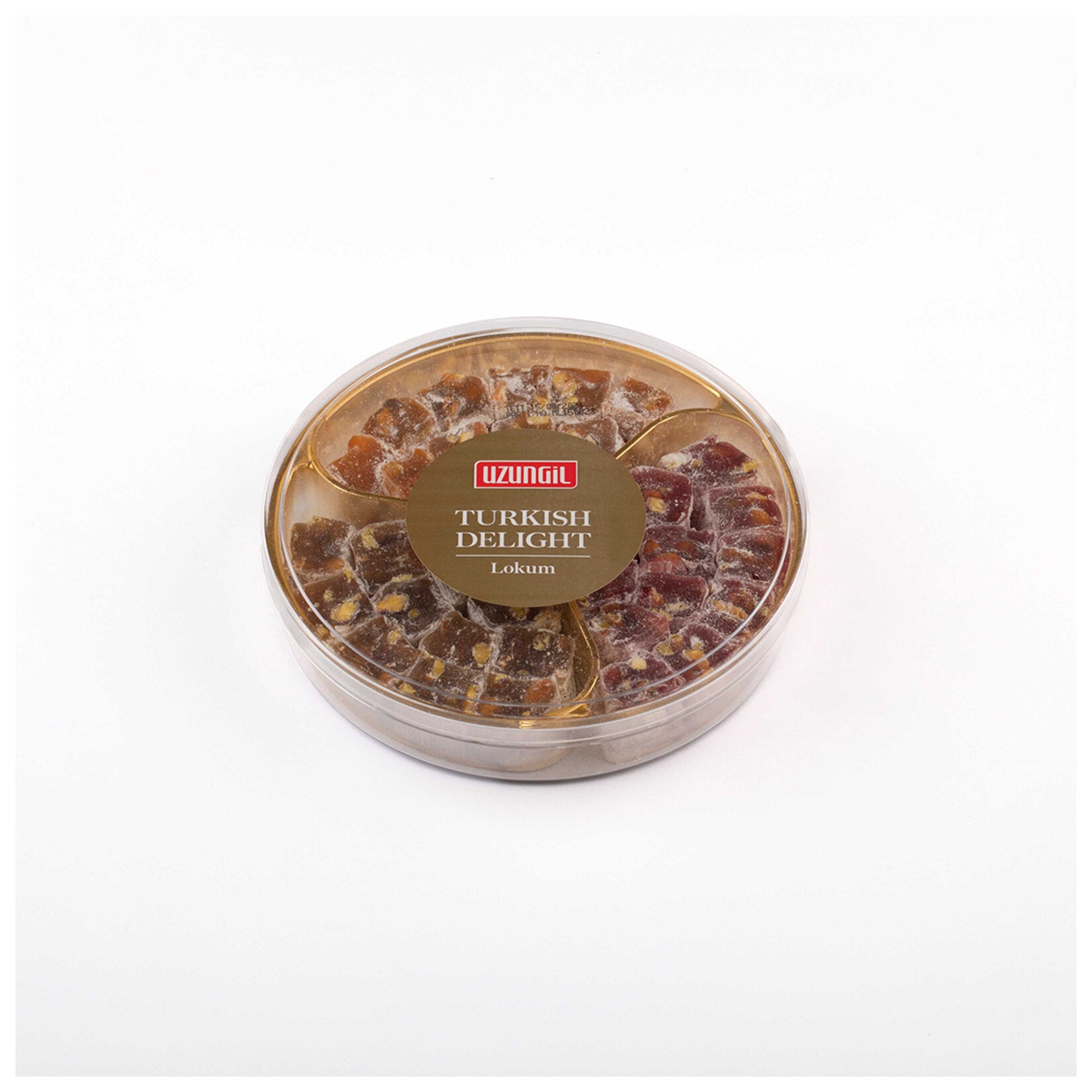 Uzungil Double Roasted Mixed Turkish Delight with Pistachio (Antep Fıstıklı Çifte Kavrulmuş Lokum) 300g