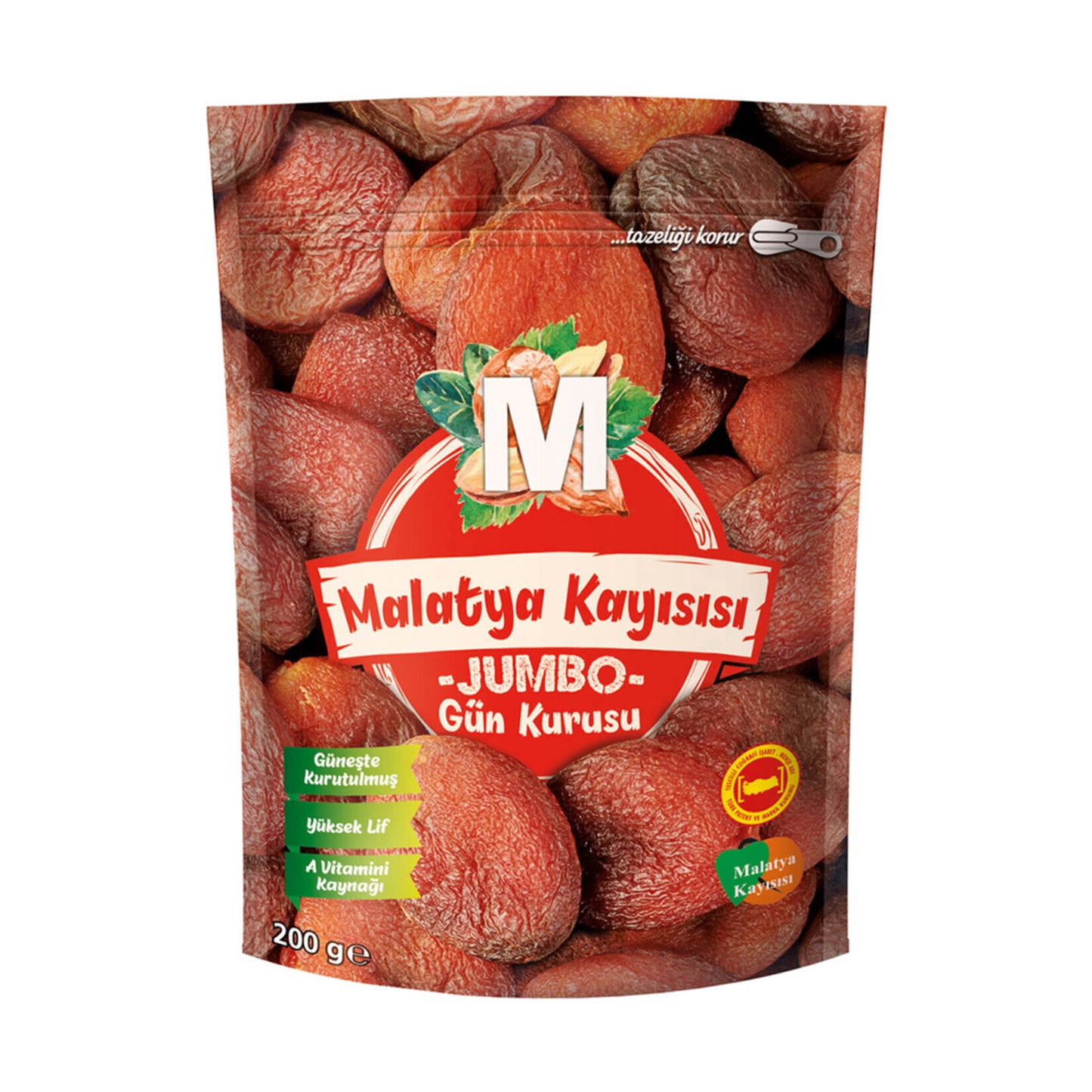 Migros Sun-Dried Malatya Apricot Jumbo 200 G
