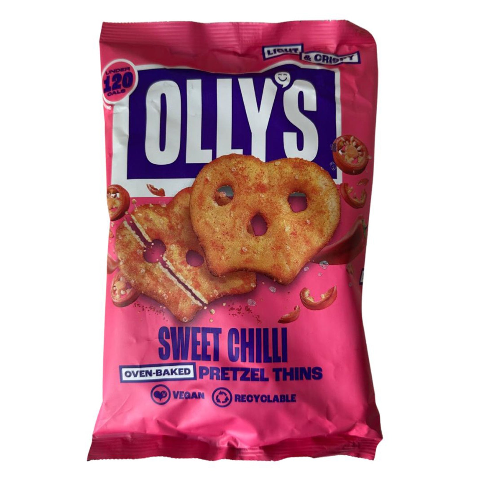 Olly's Red Pepper Seasoned Crackers (Kırmızı Biberli Çeşnili Kraker) 140 G