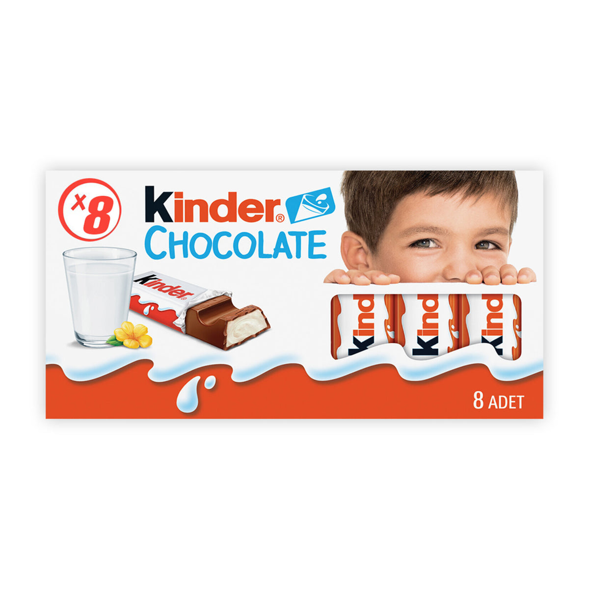 Kinder Chocolate 8-Pack 100 G