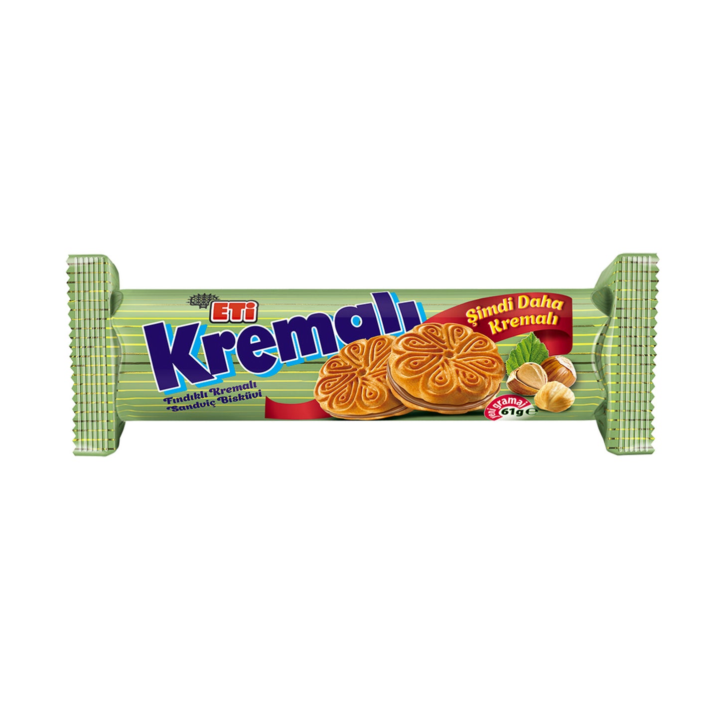 Eti Creamy Hazelnut Biscuit (Eti Kremalı Fındıklı) 61g