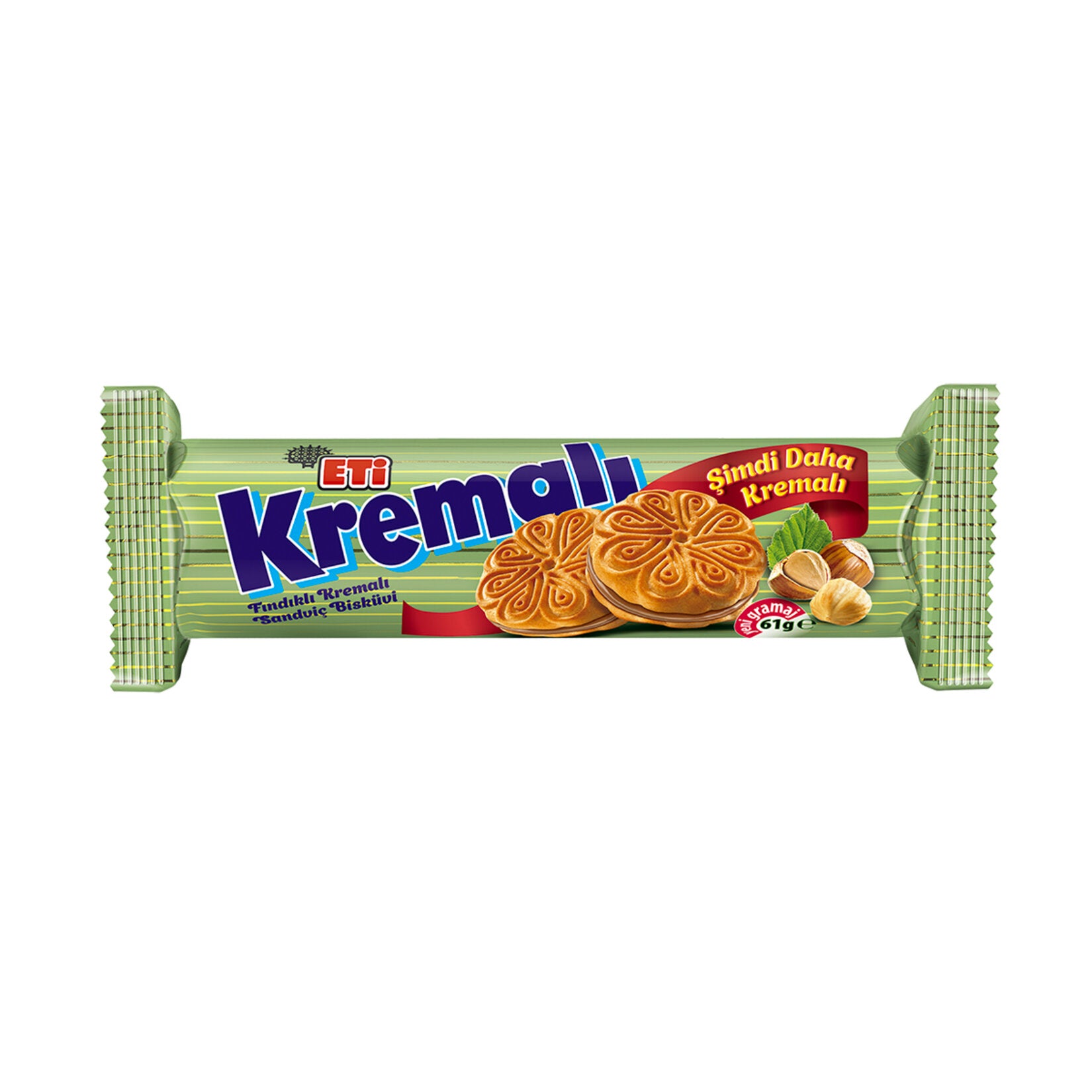 Eti Creamy Hazelnut Biscuit (Eti Kremalı Fındıklı) 61g
